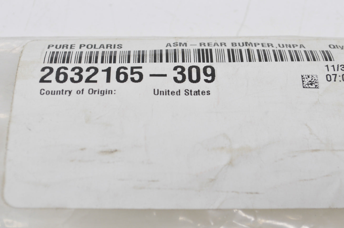 OEM Polaris 2632165-309 Rear Bumper Assembly NOS