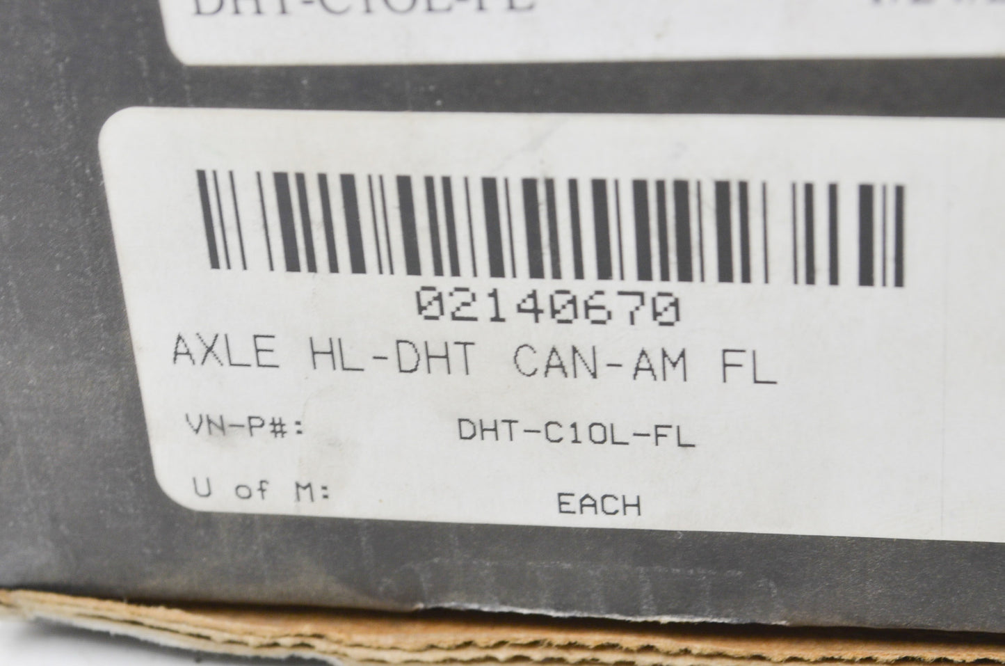 High Lifter 2140670, DHT-C10L-FL CV Axle NOS