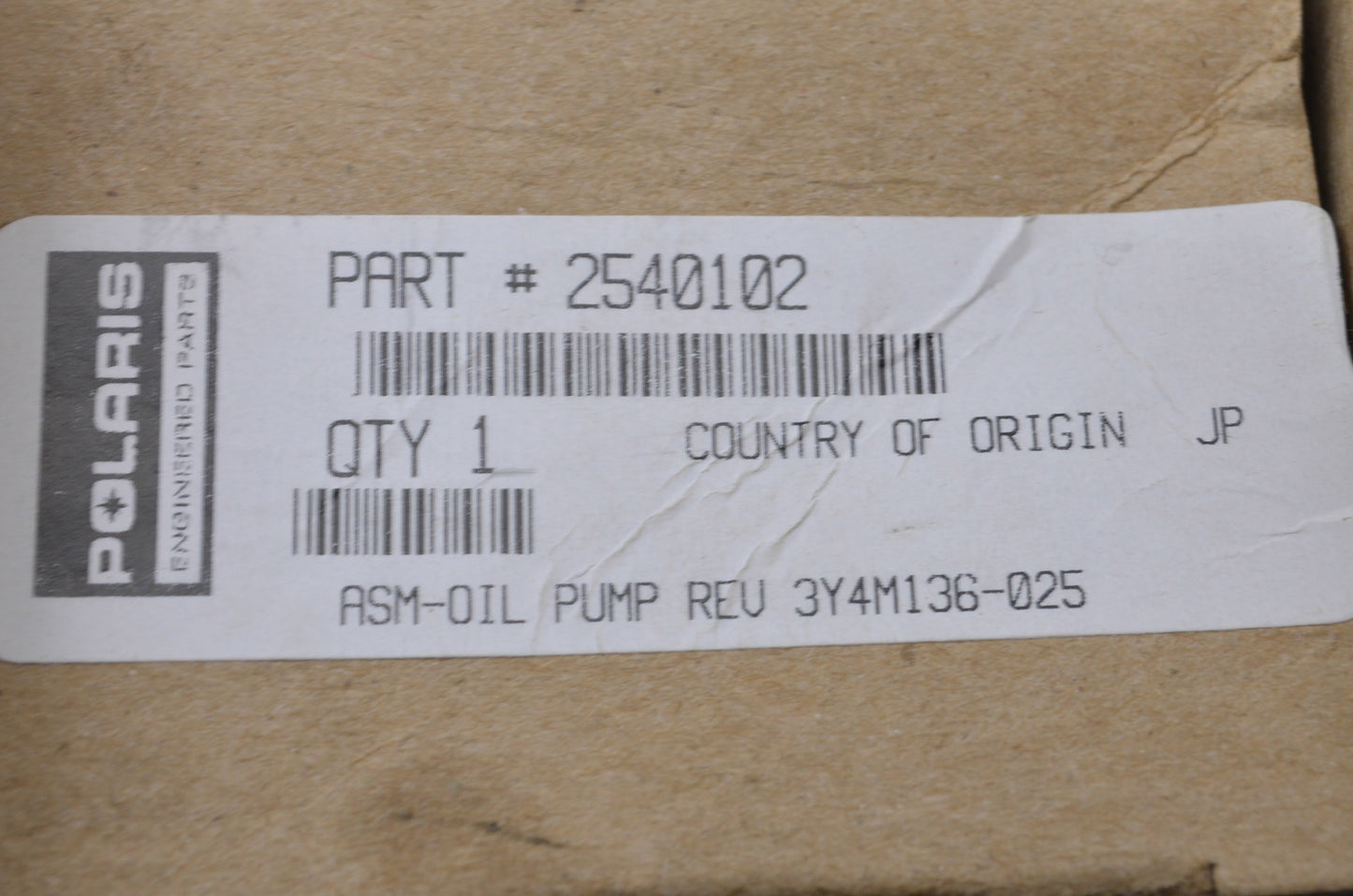 New OEM Polaris Oil Pump NOS