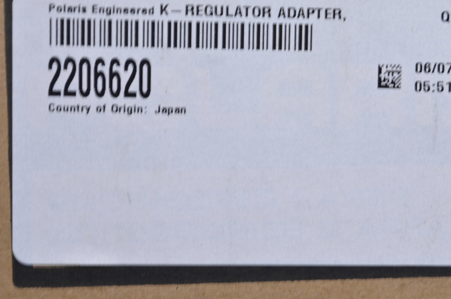 New OEM Polaris Regulator Adapter Kit NOS