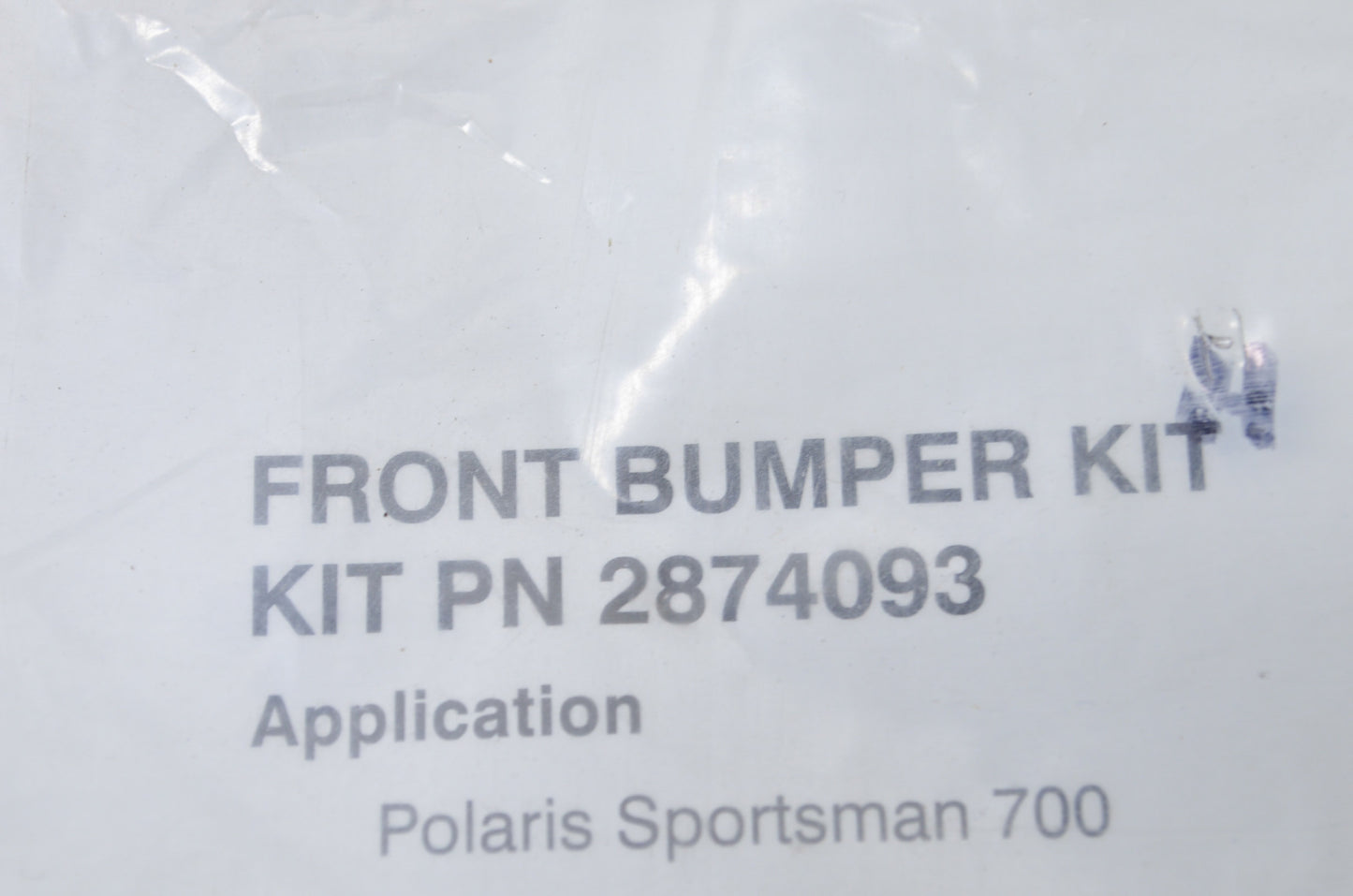 Front Bumper Hardware NOS