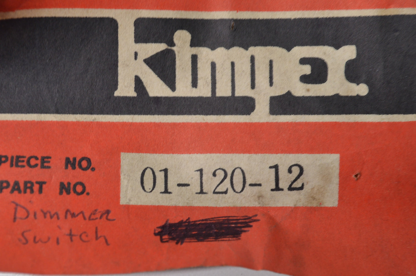 Kimpex 01-120-12 Snowmobile Headlight Dimmer Switch NOS