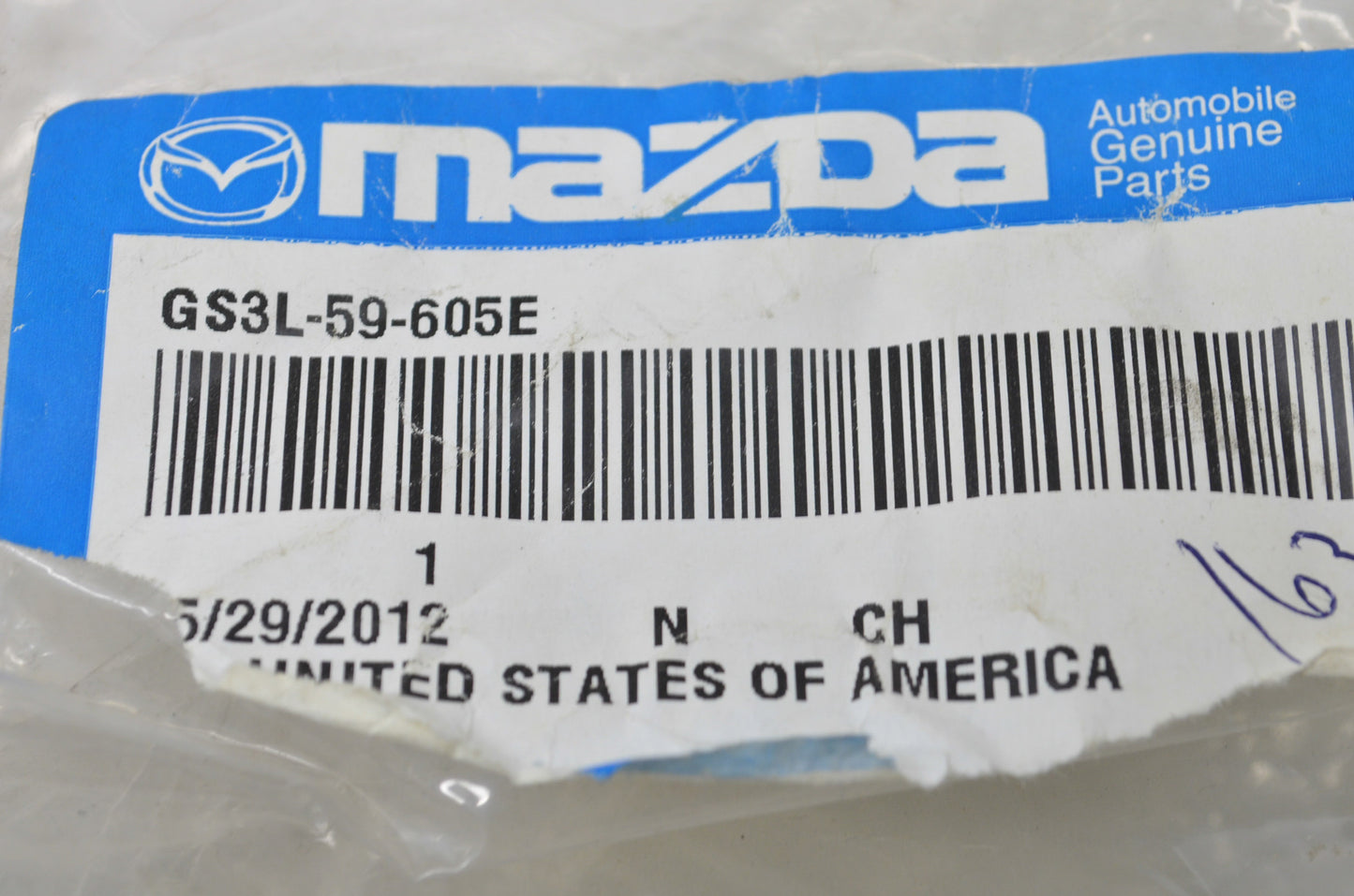 New OEM Mazda Window Run Channel NOS