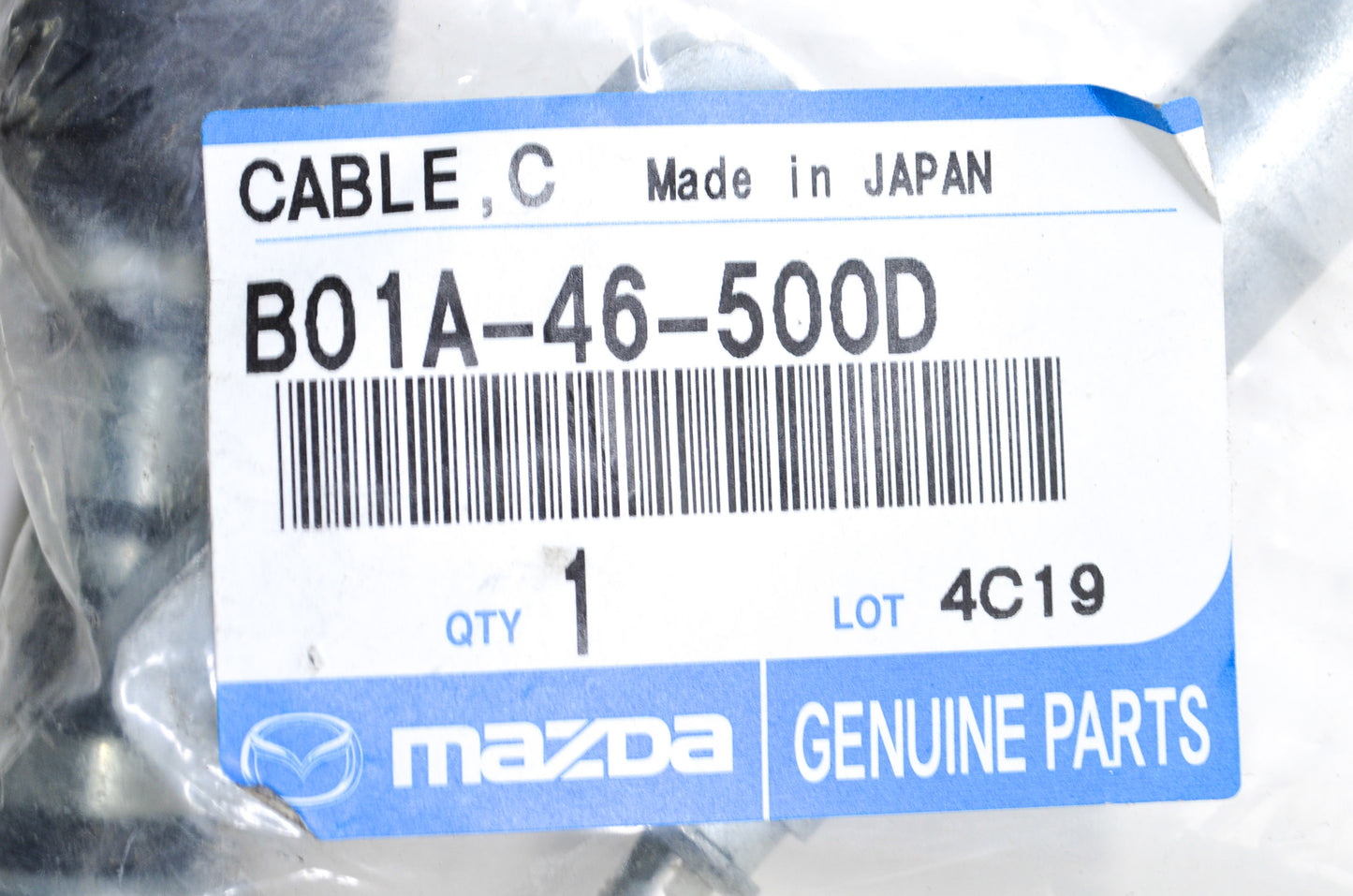 OEM Mazda B01A-46-500D Transmission Control Cable NOS