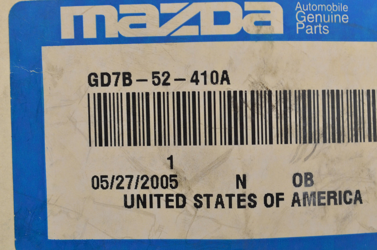 OEM Mazda GD7B-52-410A Right Hood Hinge NOS