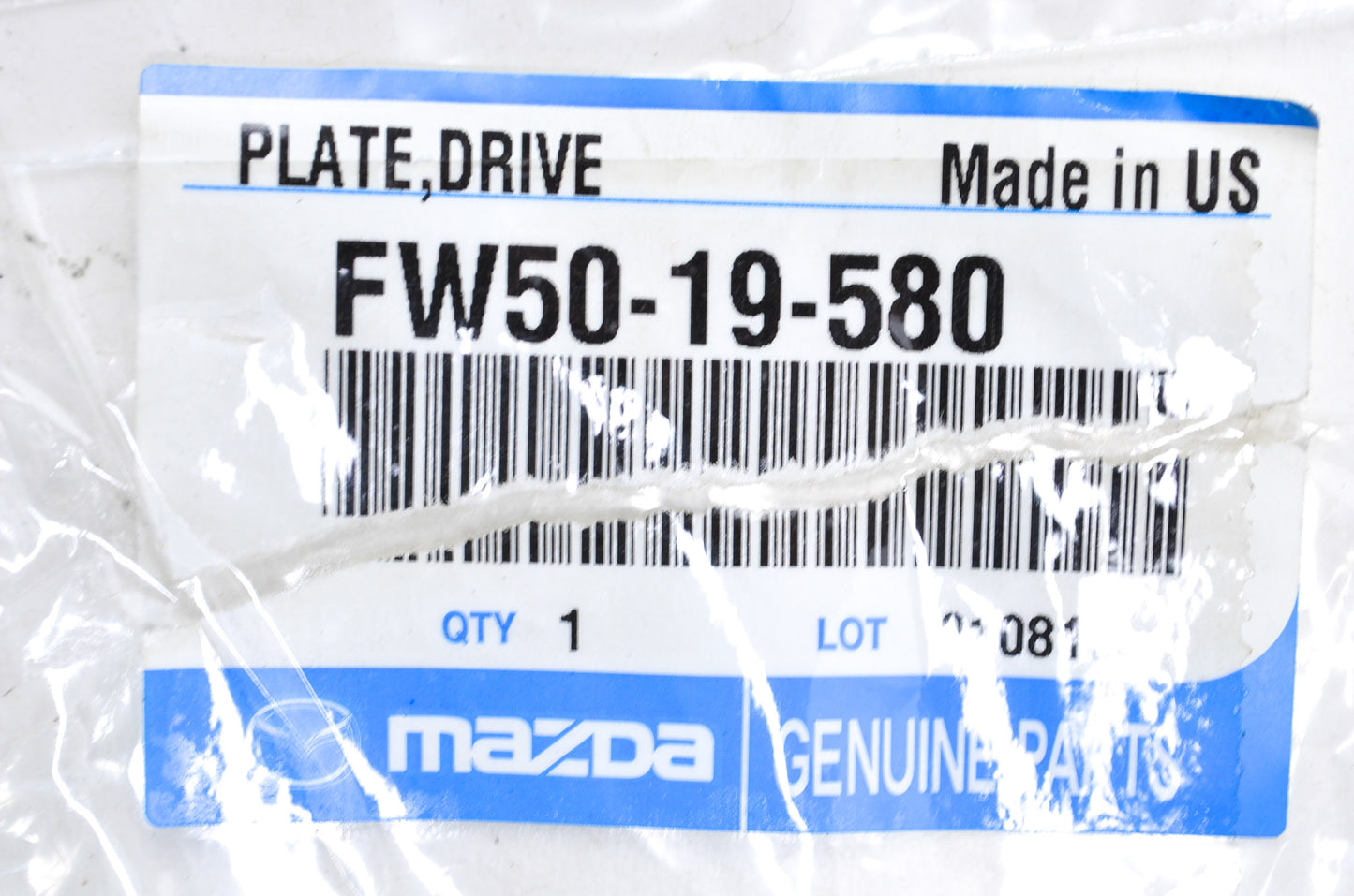 OEM Mazda FW50-19-580 Drive Plate NOS