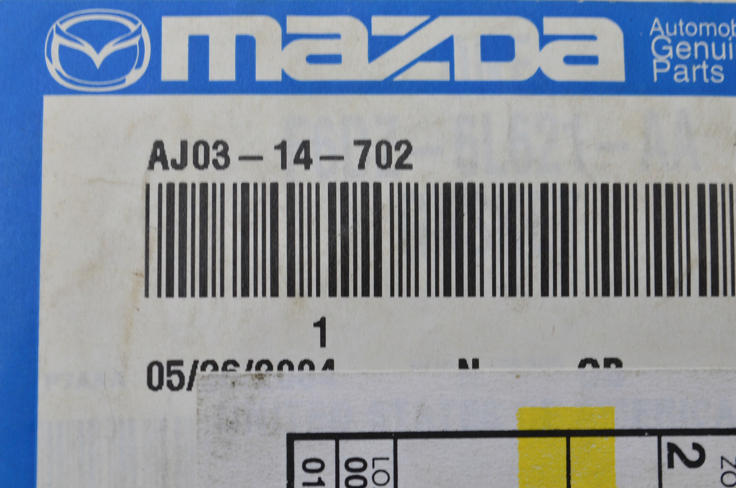 OEM Mazda F6DZ-6L621-AA, AJ03-14-702 Oil Pump Filter Gasket NOS
