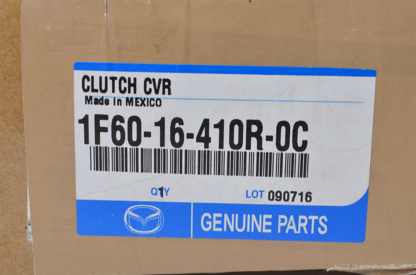 OEM Mazda 1F60-16-410R-0C Clutch Cover NOS
