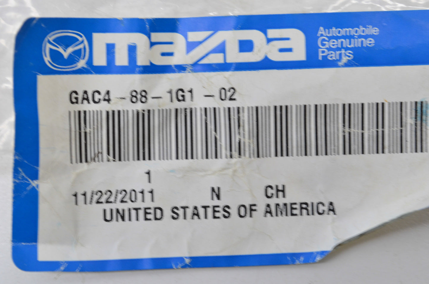 OEM Mazda GAC4-88-1G1-02 Cover NOS