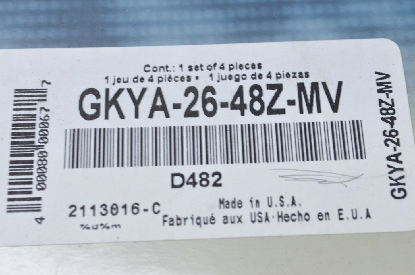 OEM Mazda GKYA-26-48Z-MV Rear Brake Pad Kit NOS