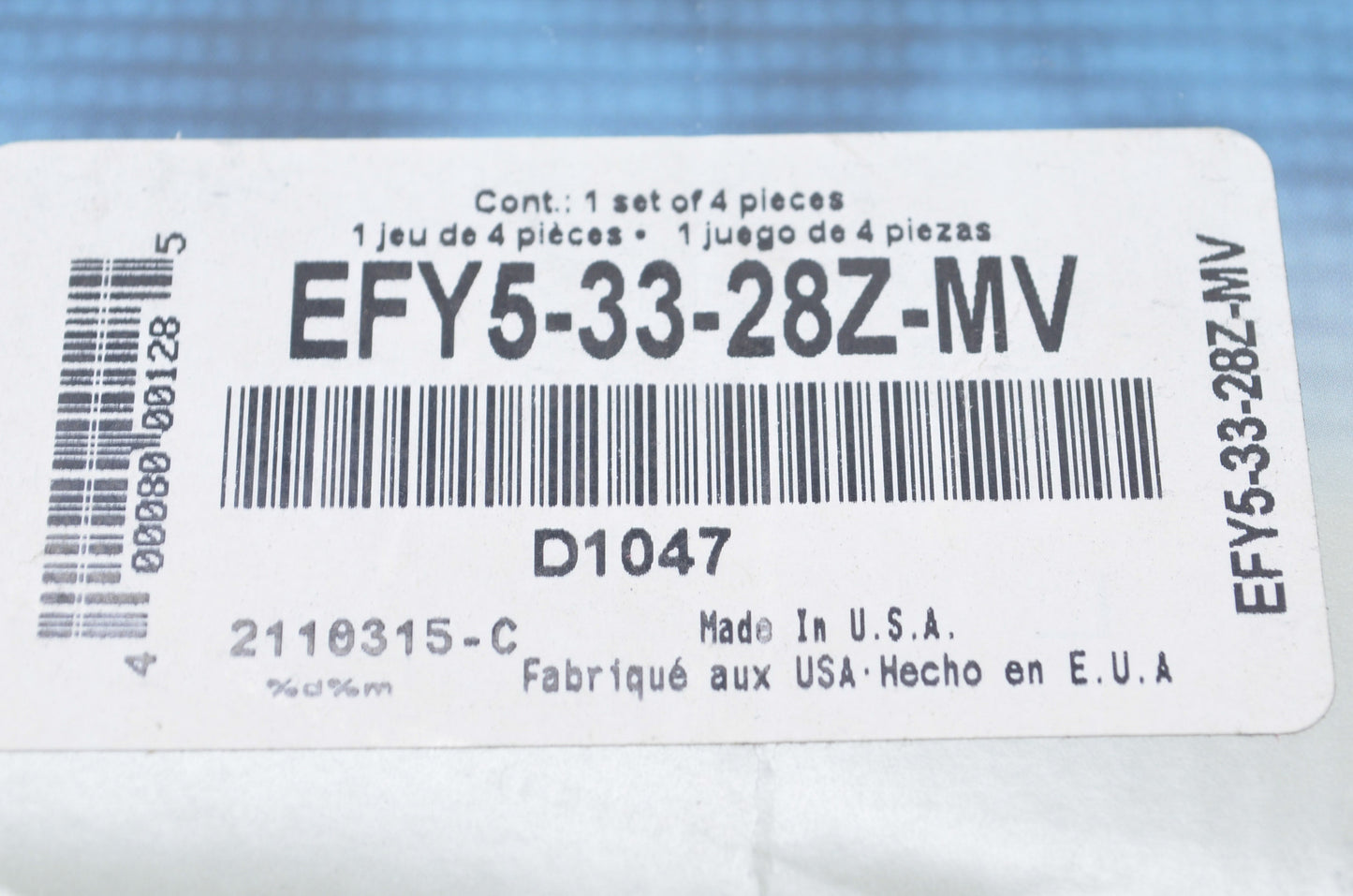 OEM Mazda EFY5-33-28Z-MV Front Brake Pad Kit NOS