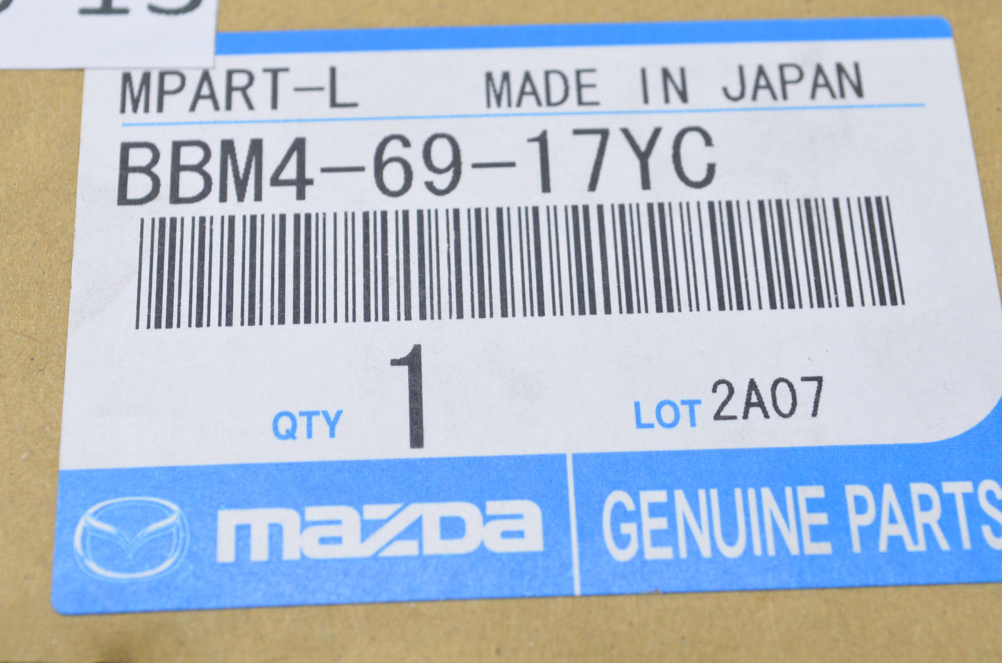 OEM Mazda BBM4-69-17YC Inner Cover With Speaker NOS