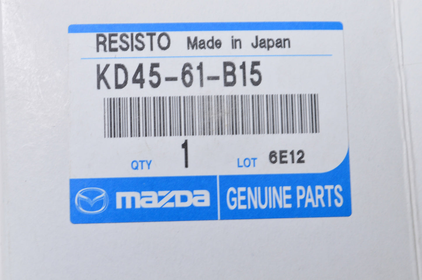 New OEM Mazda Blower Unit Resistor NOS