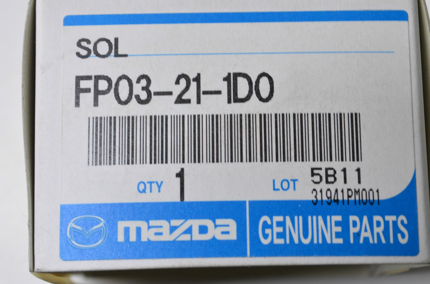 OEM Mazda FP03-21-1D0 Solenoid NOS