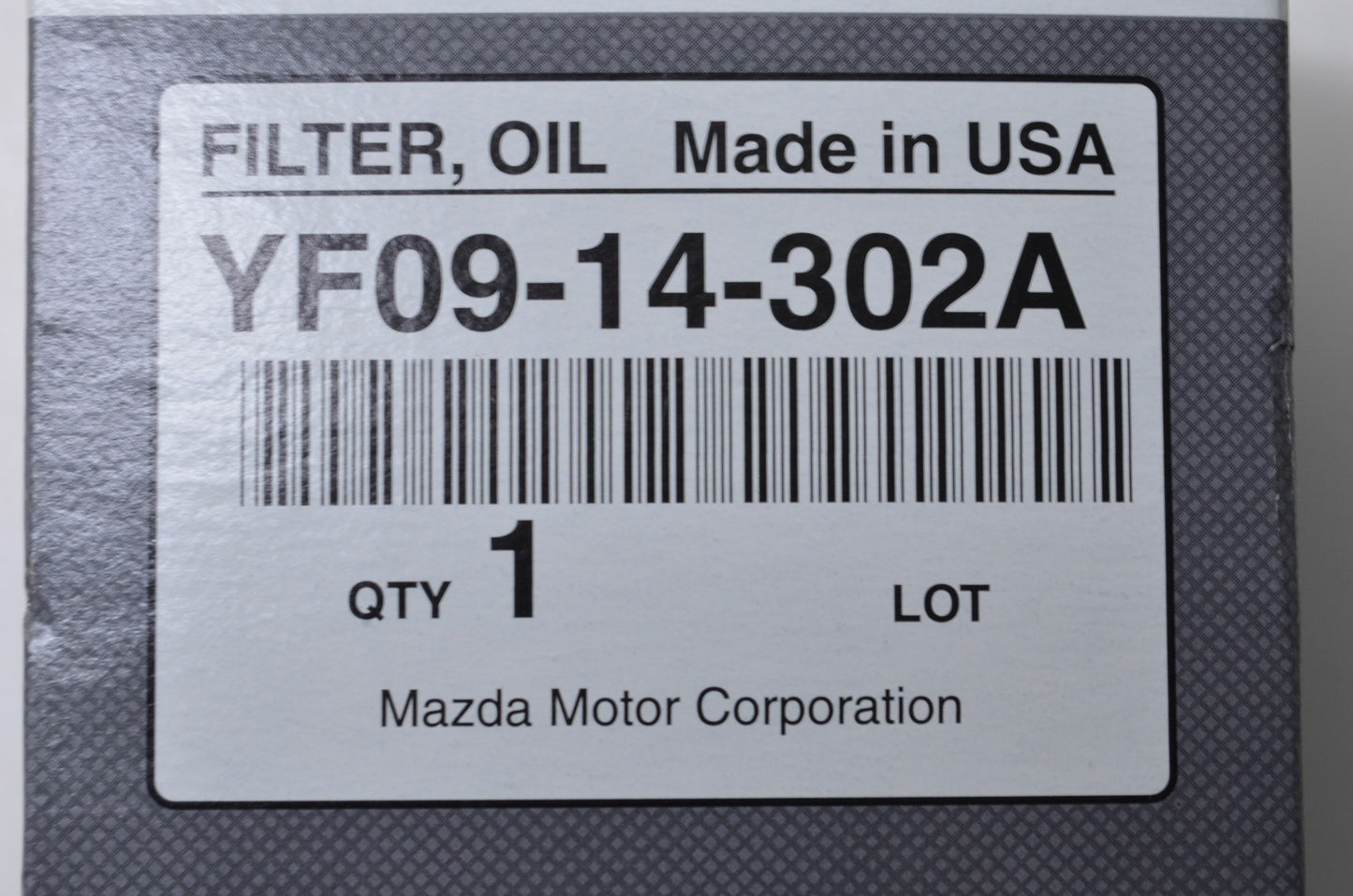 New OEM Mazda Oil Filter NOS
