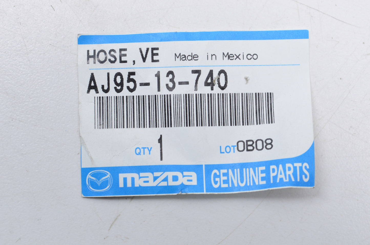 OEM Mazda AJ95-13-740 Ventilation Hose NOS