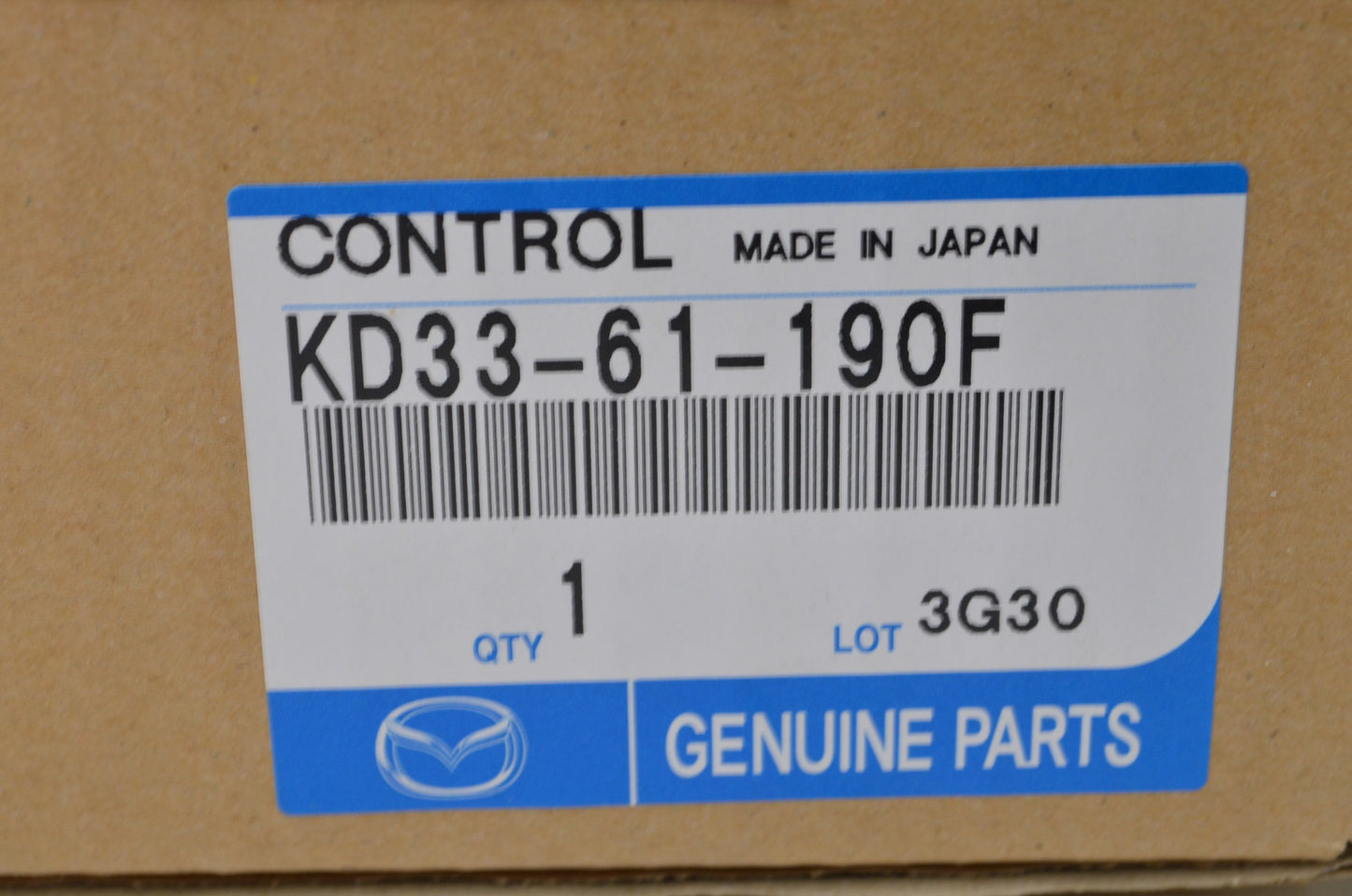 OEM Mazda KD33-61-190F Dashboard Heater Control Panel NOS