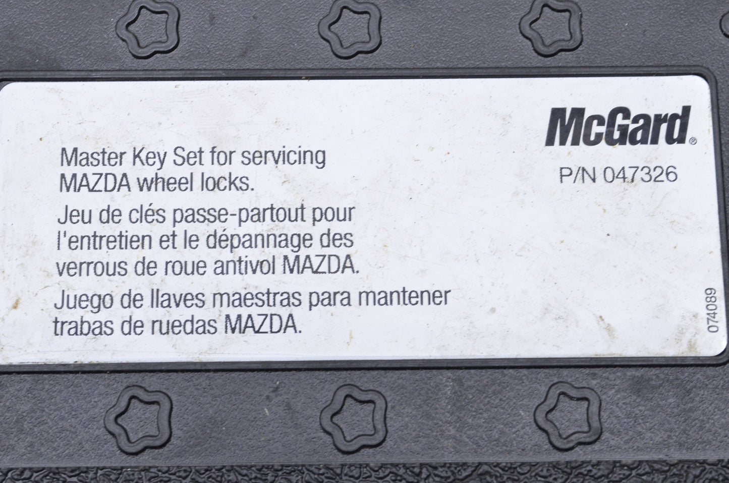 Mazda Wheel Lock Master Key Kit NOS