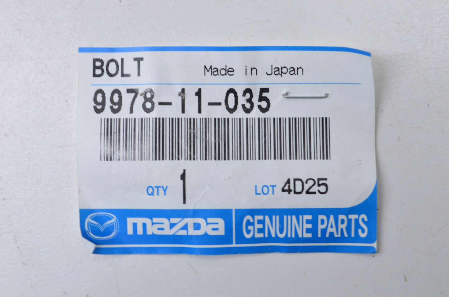 OEM Mazda 9978-11-035 Muffler Bolt NOS