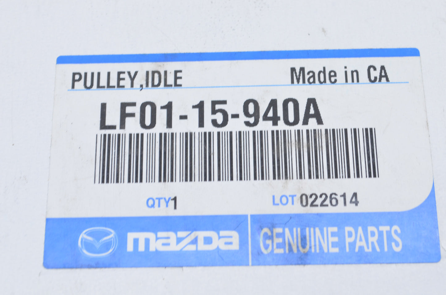 New OEM Mazda Idle Pulley NOS