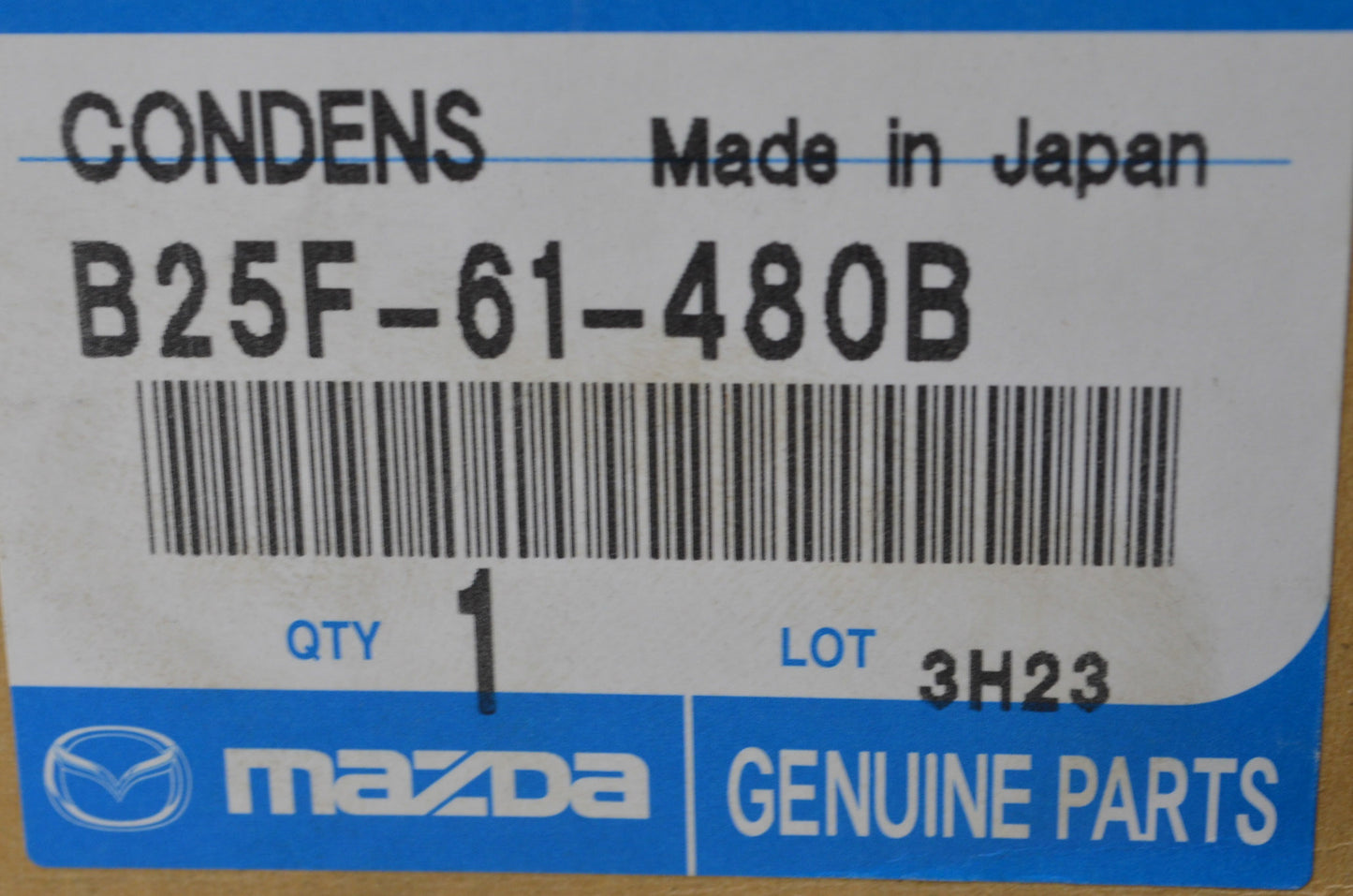 OEM Mazda B25F-61-480B AC Condenser NOS