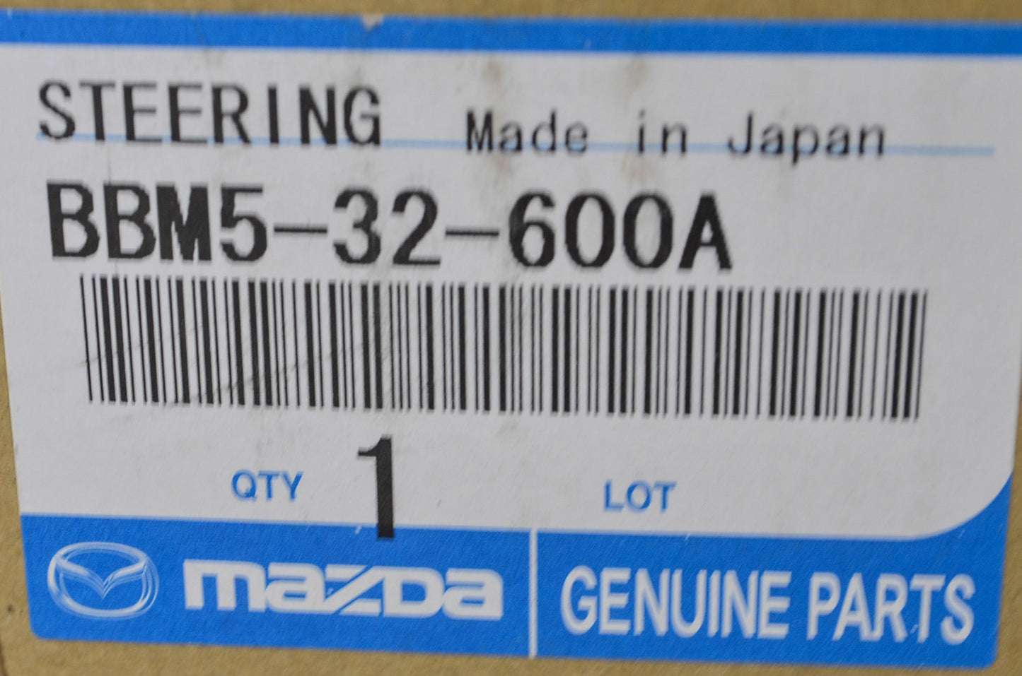 New OEM Mazda Power Steering Pump NOS