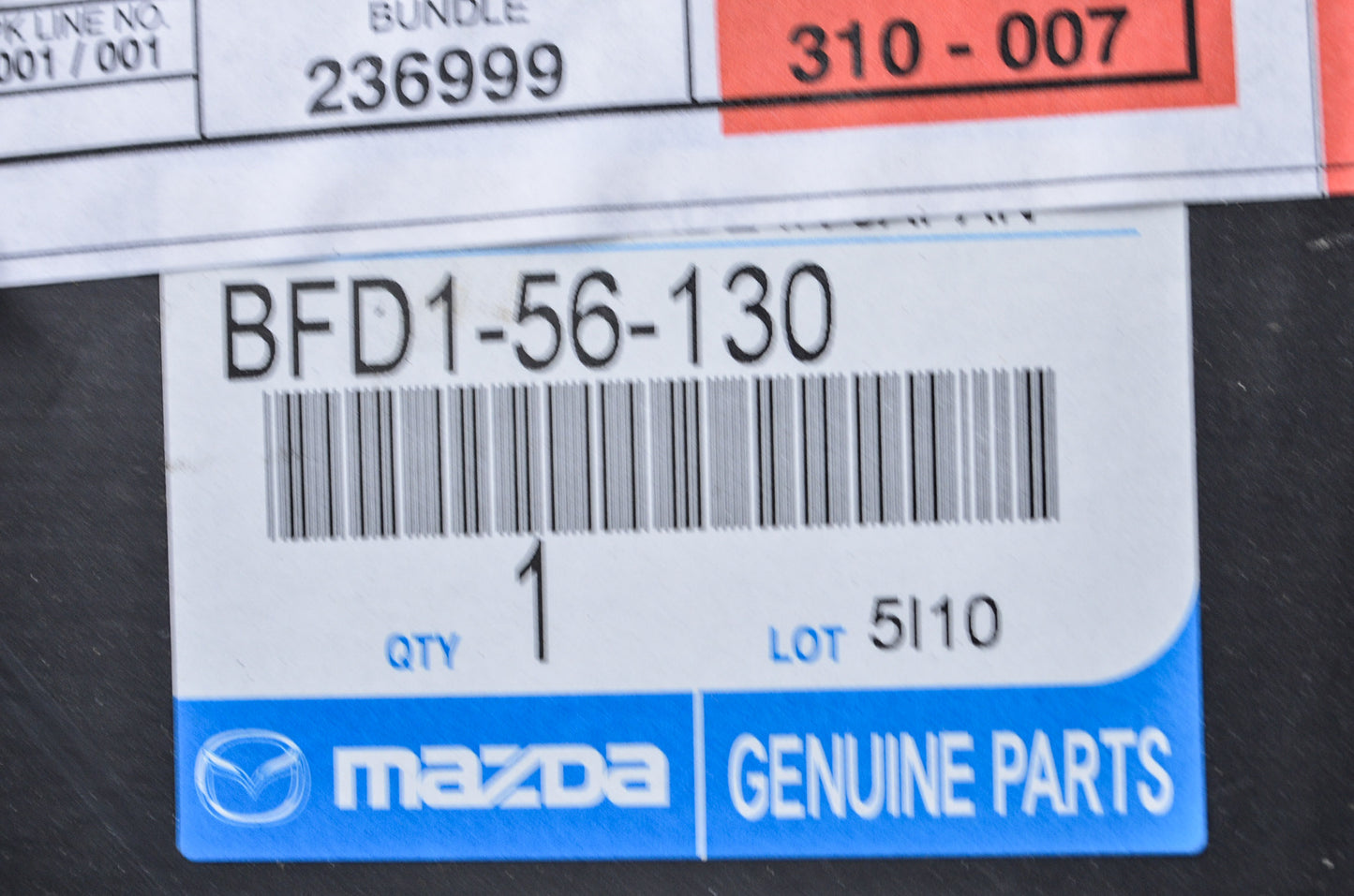 New OEM Mazda Fender Liner NOS