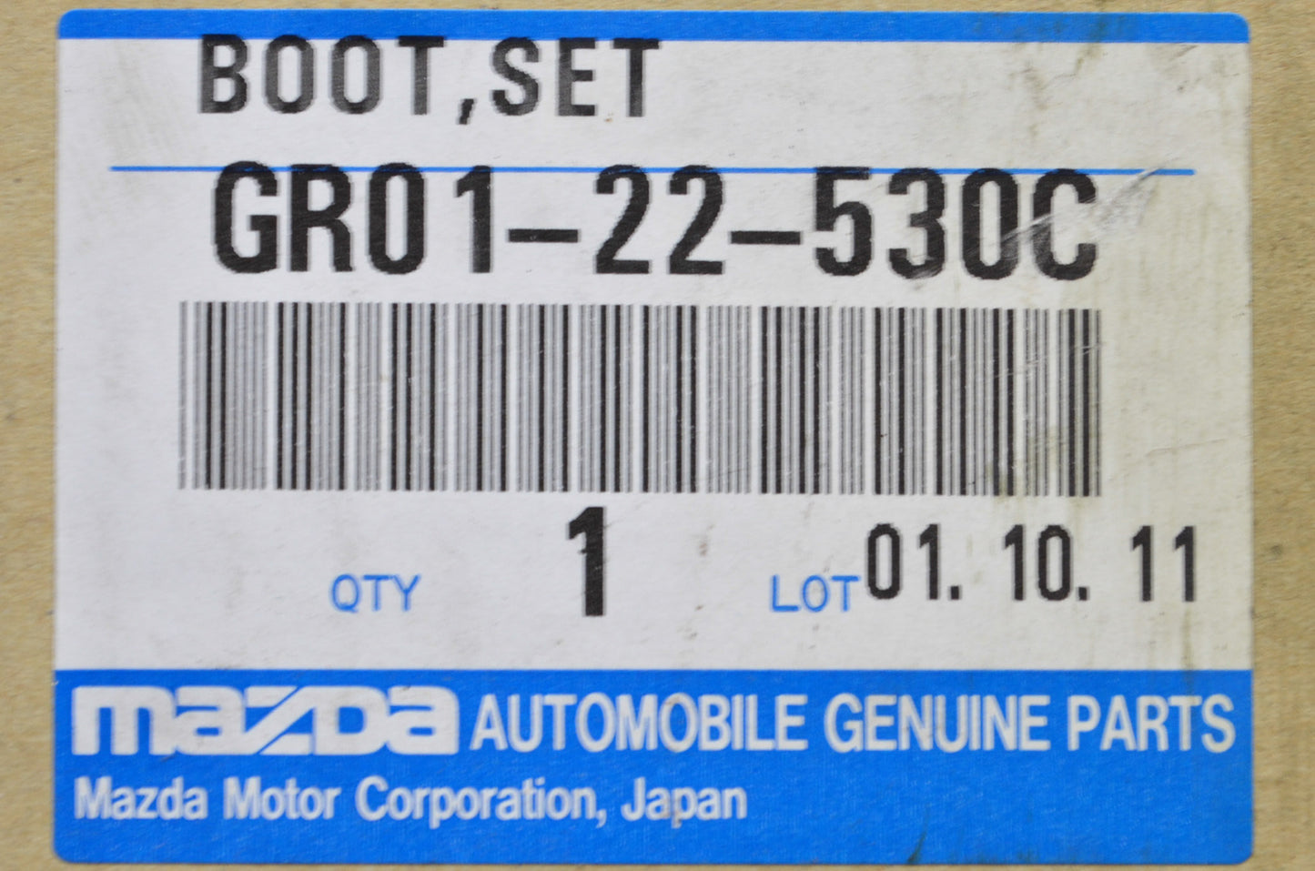OEM Mazda GR01-22-530C Boot NOS