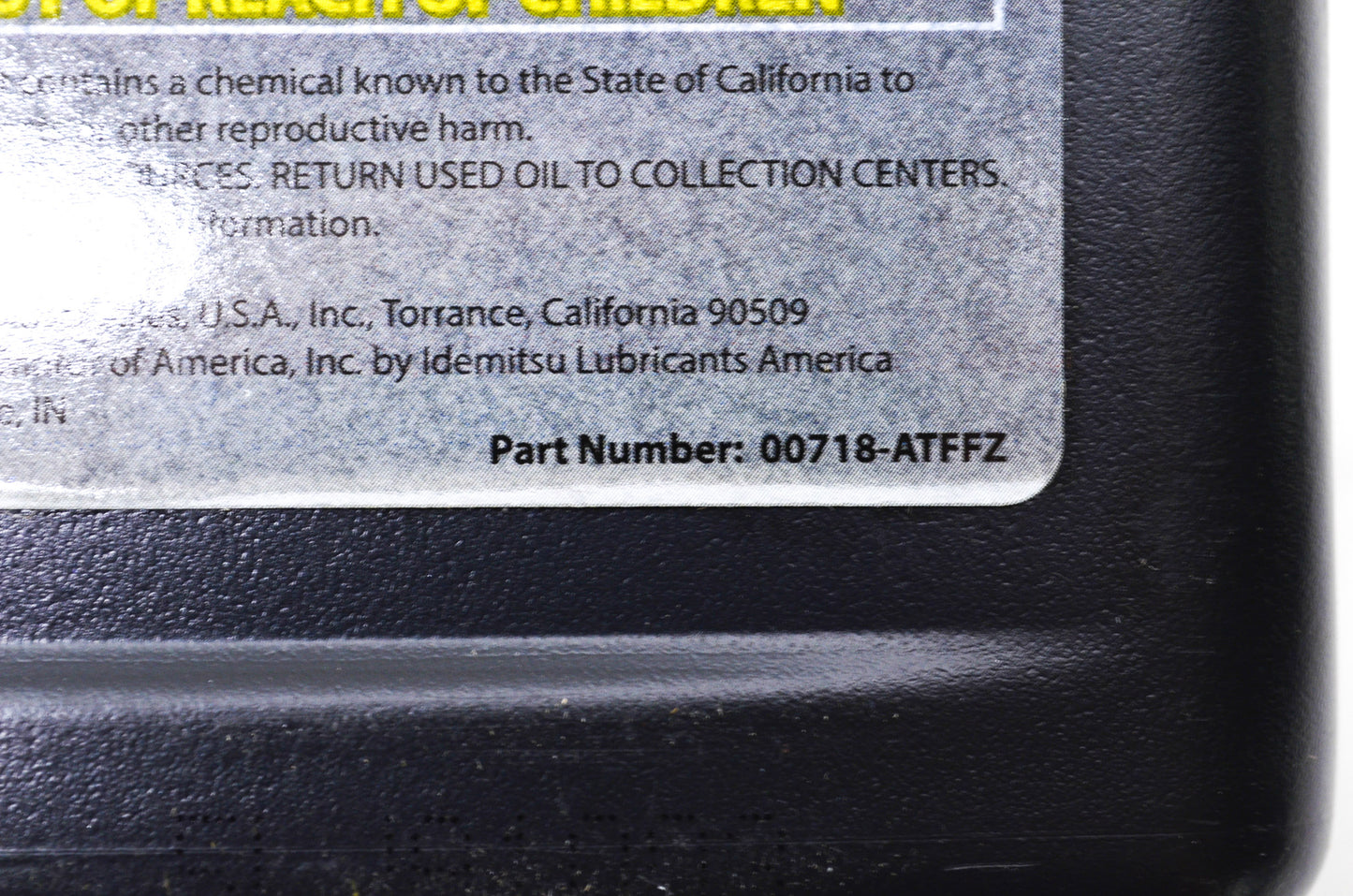 OEM Mazda 00718-ATFFZ Automatic Transmission Fluid Type ATF FZ 1 Quart NOS