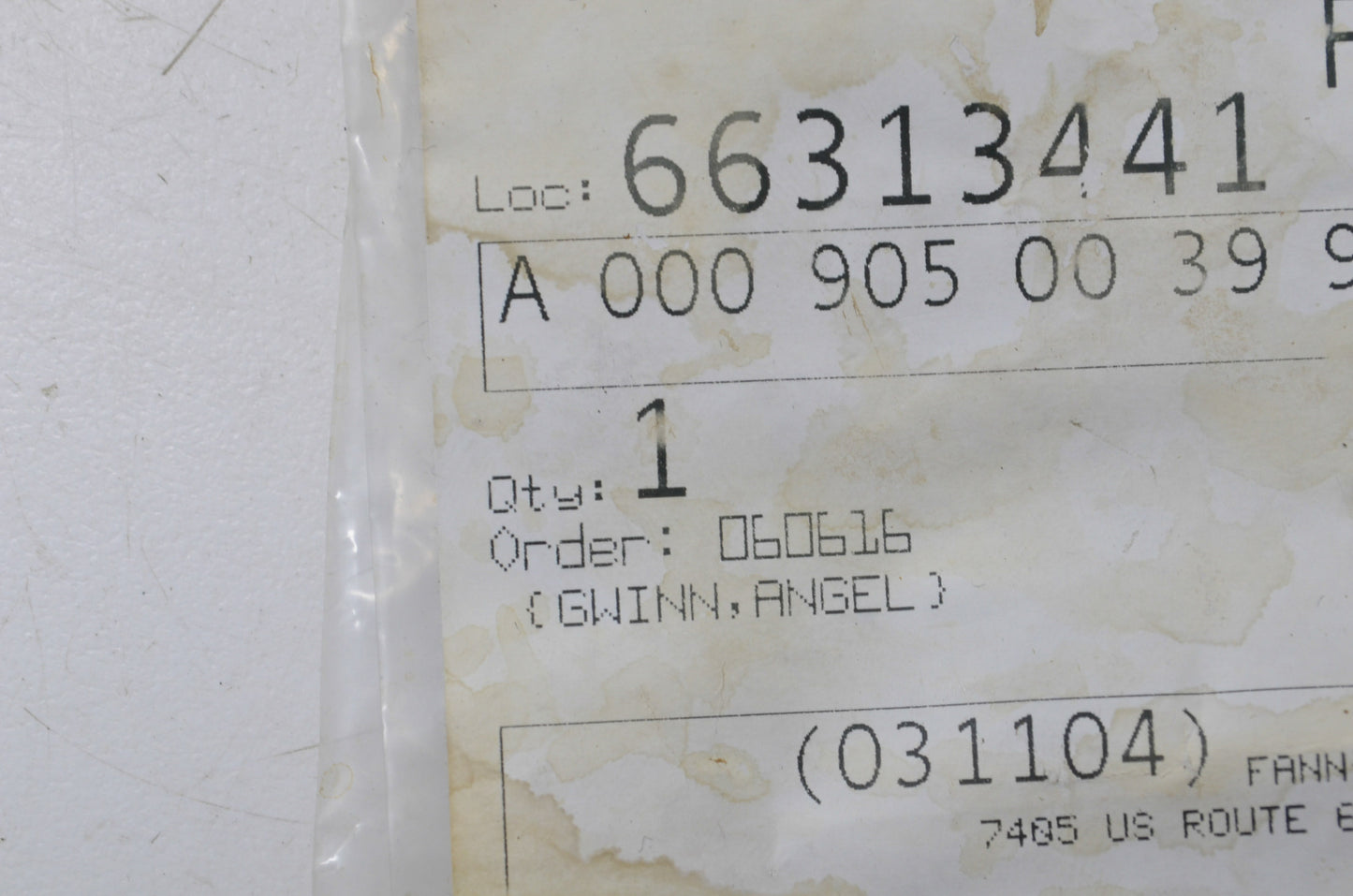 OEM Mercedes-Benz A0009050039 Electronic Key NOS