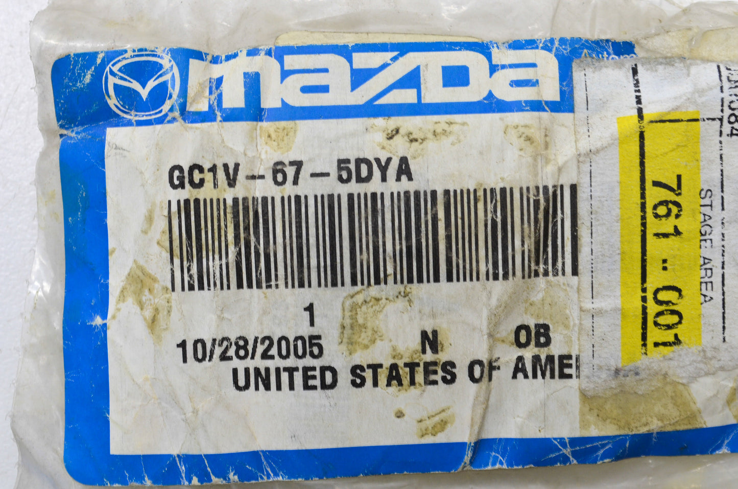 OEM Mazda GC1V-67-5DYA Keyless Remote Transmitter NOS