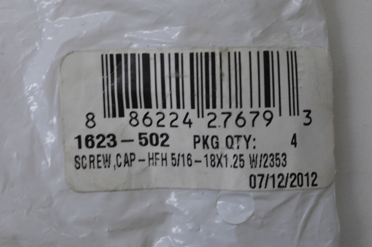 OEM Arctic Cat 1632-502 Cap Screw 5/16 18X1.25 Qty 2 NOS