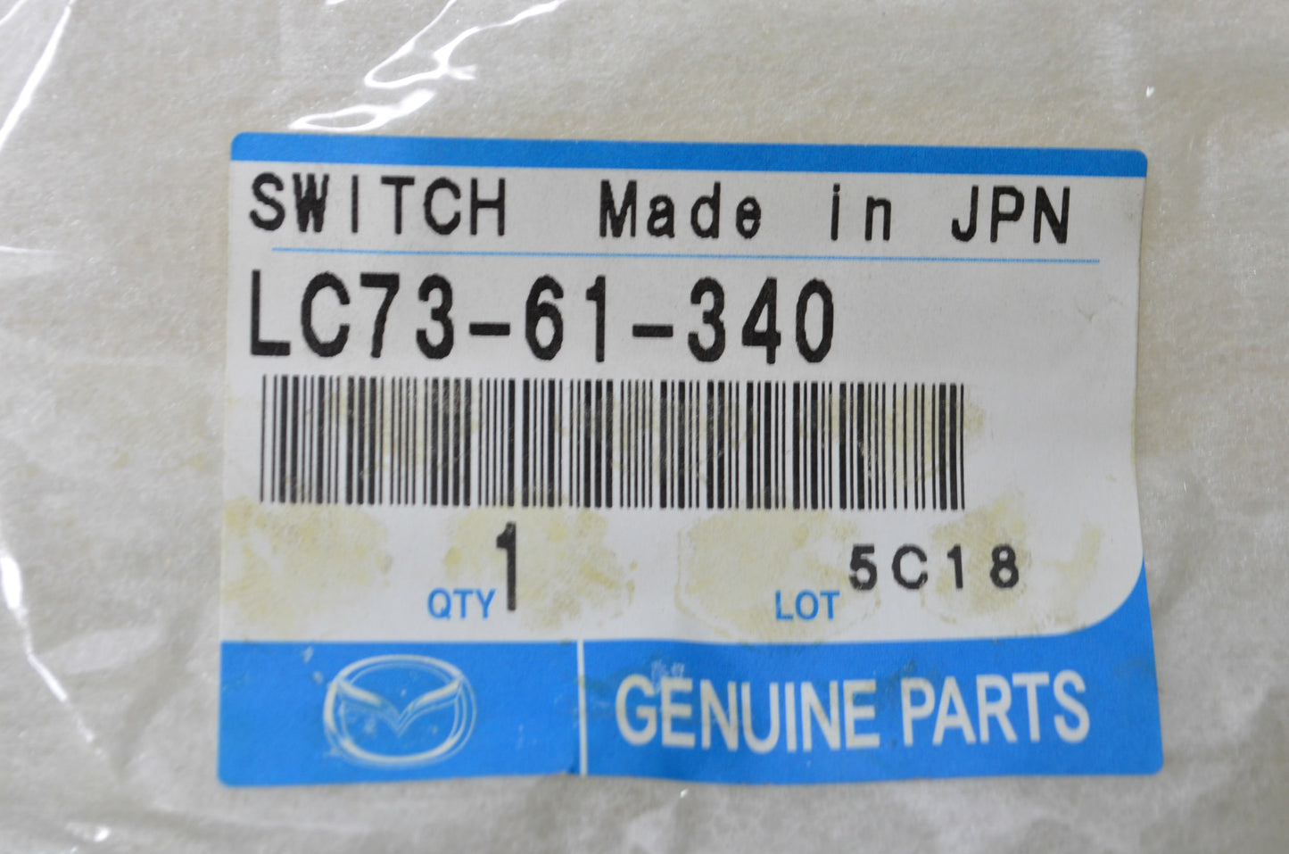 OEM Mazda LC73-61-340 HVAC Temperature Control Dashboard Panel NOS
