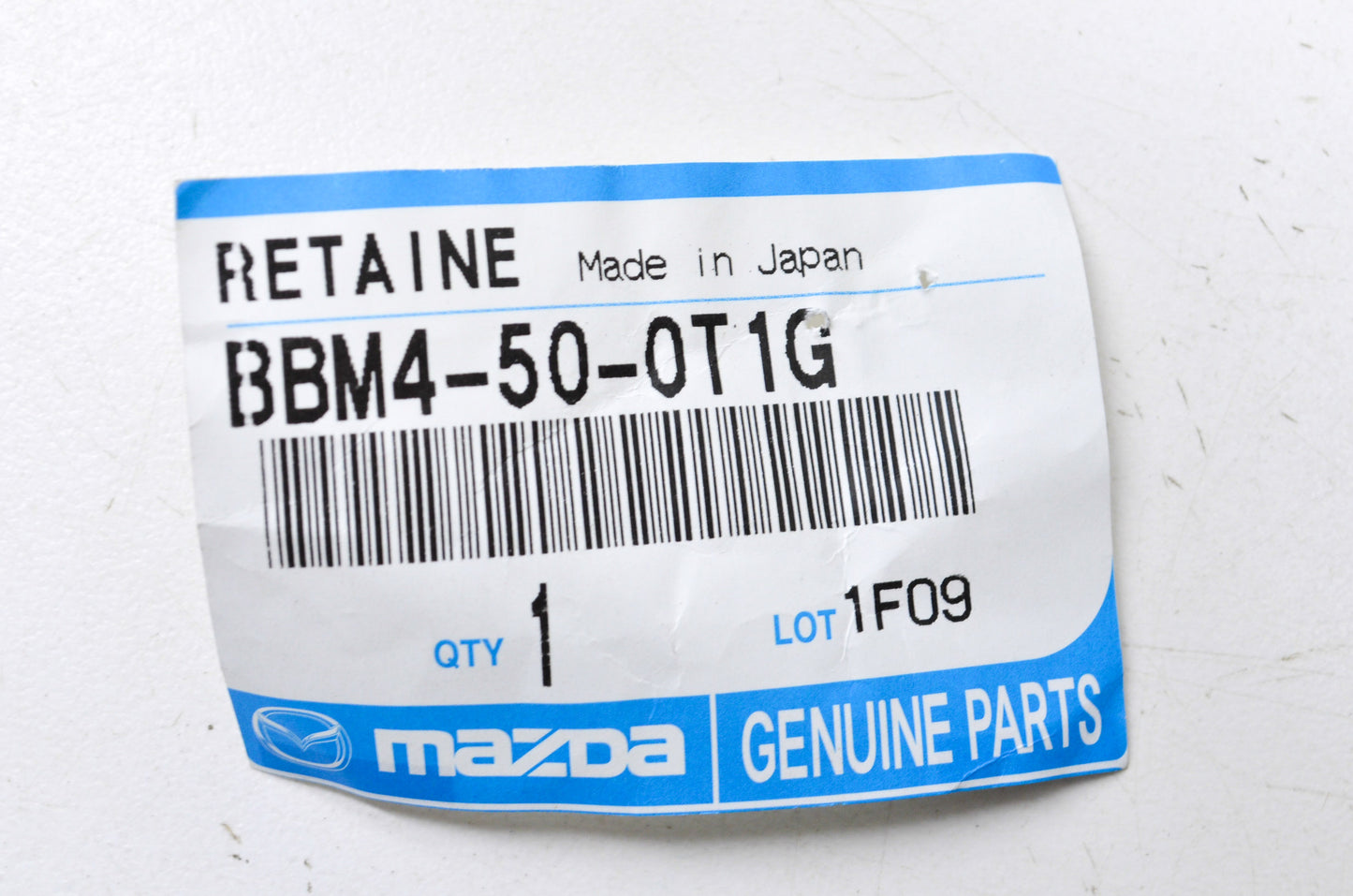 New OEM Mazda Right Bumper Retainer NOS