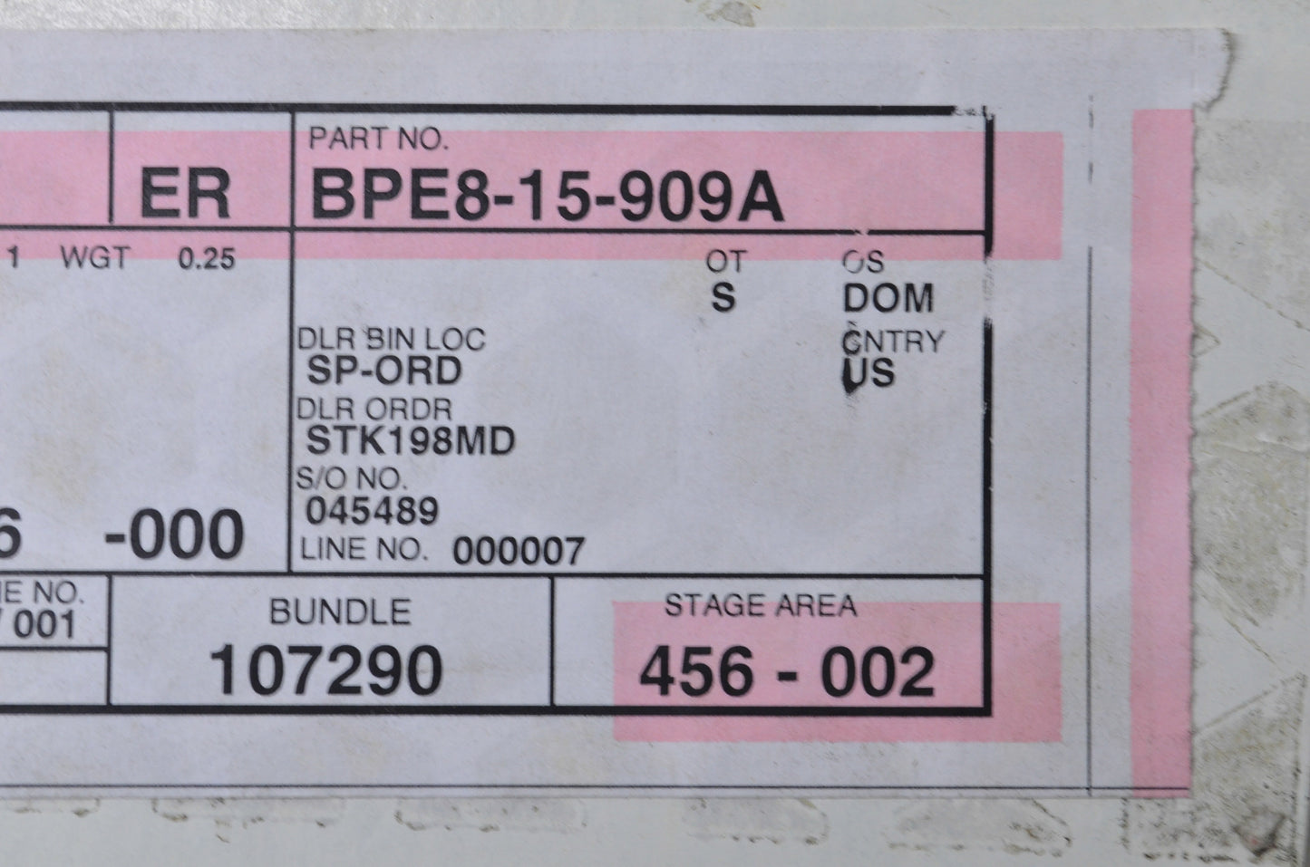 New OEM Mazda AC Belt NOS