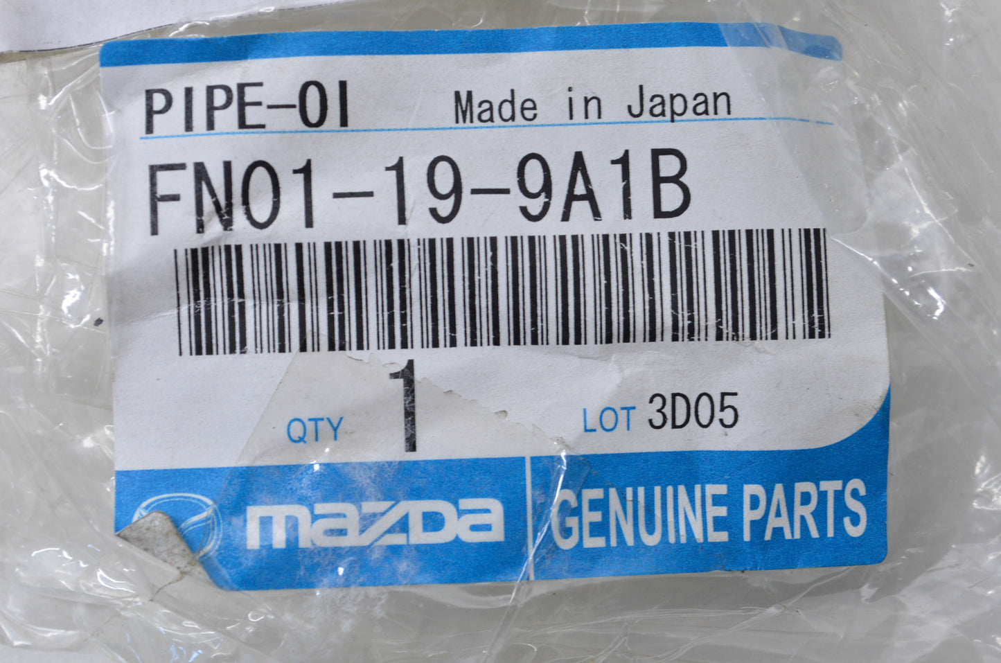 OEM Mazda FN01-19-9A1B Oil Pump Pipe NOS