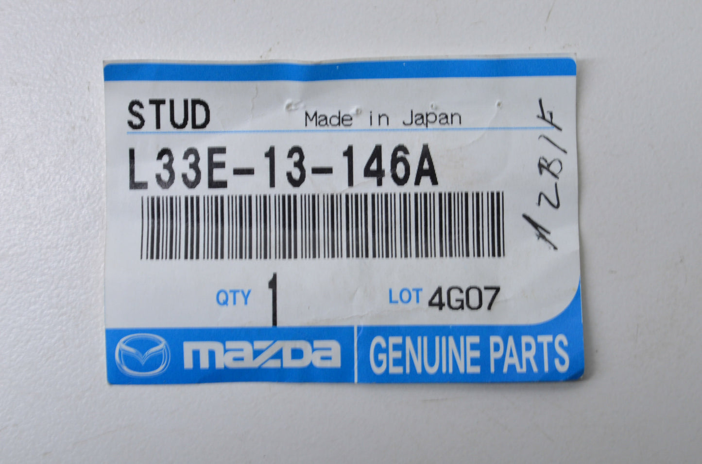 New OEM Mazda Turbocharger Stud NOS