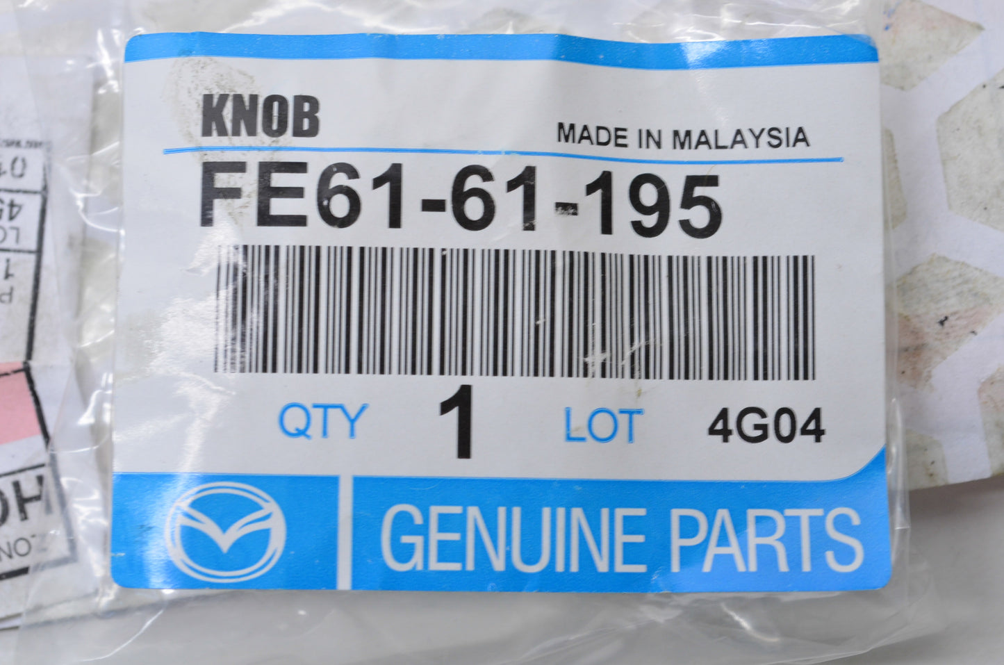 New OEM Mazda Left Heater Fan Control Knob NOS