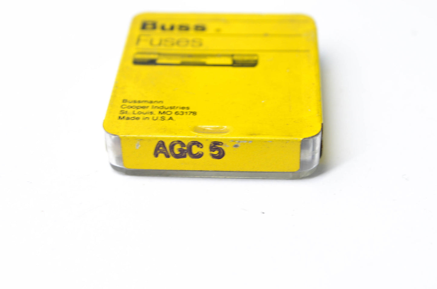 BUSS AGC5 250V Fuse Qty 5 NOS