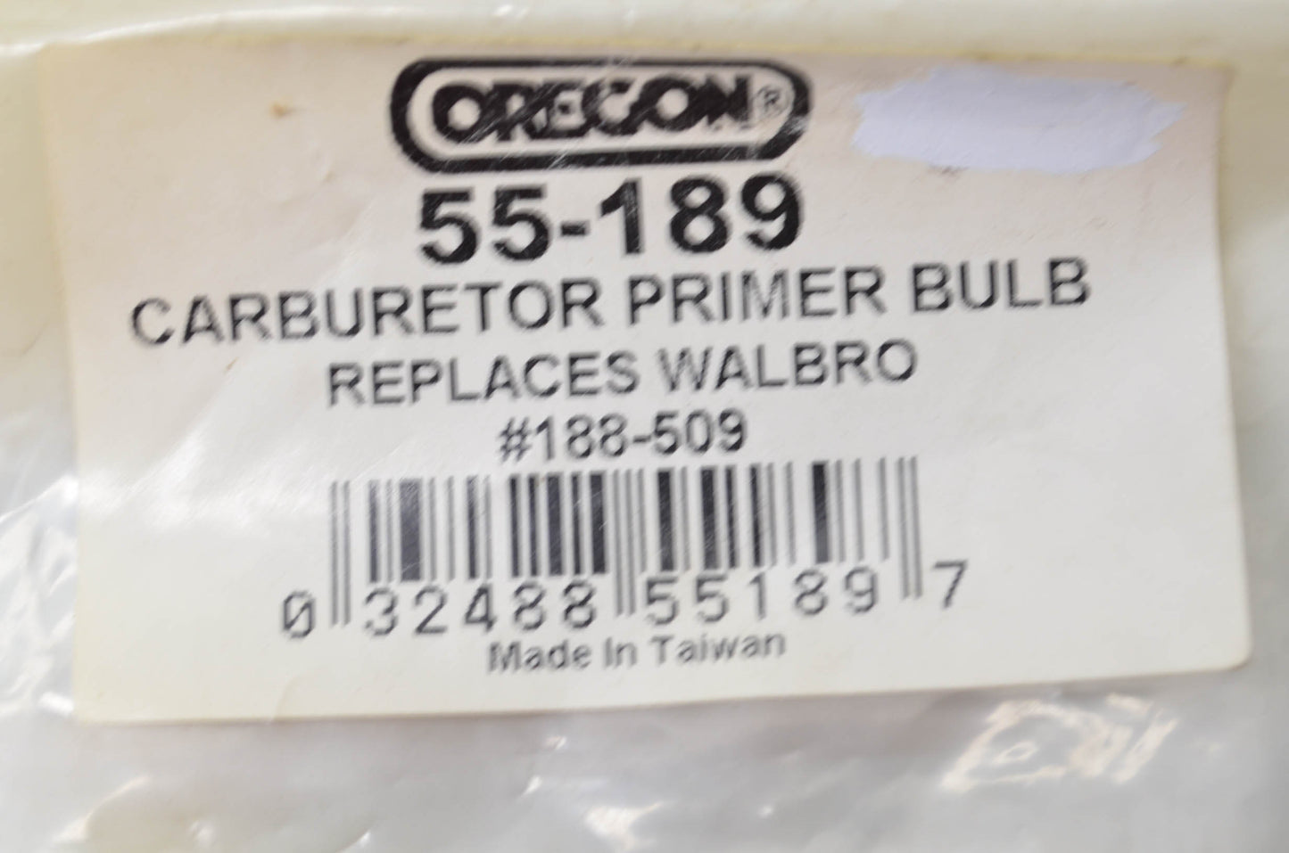 Oregon 55-189 Carburetor Primer Bulb Kit NOS