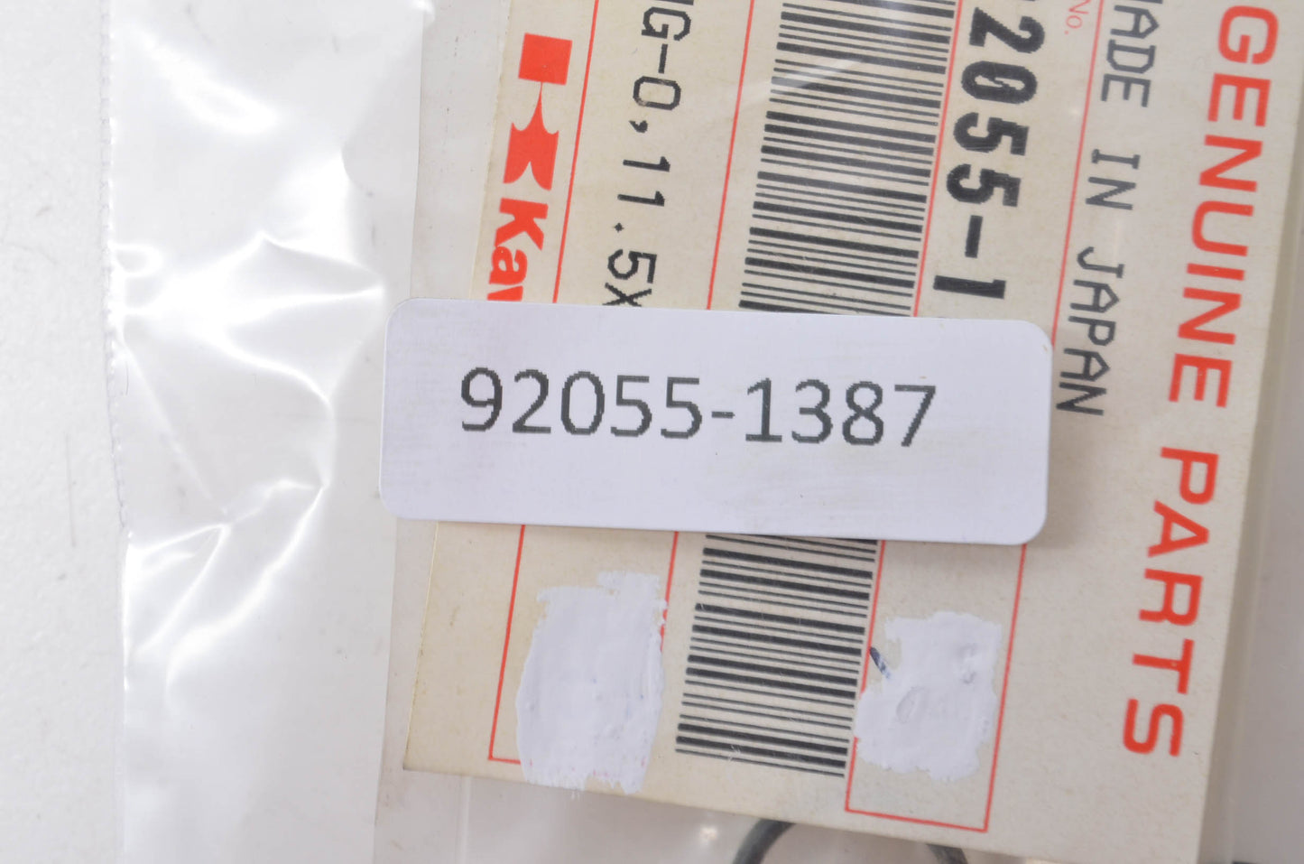 OEM Kawasaki 92055-1387 Id=11.5 O-Ring Qty 2 NOS