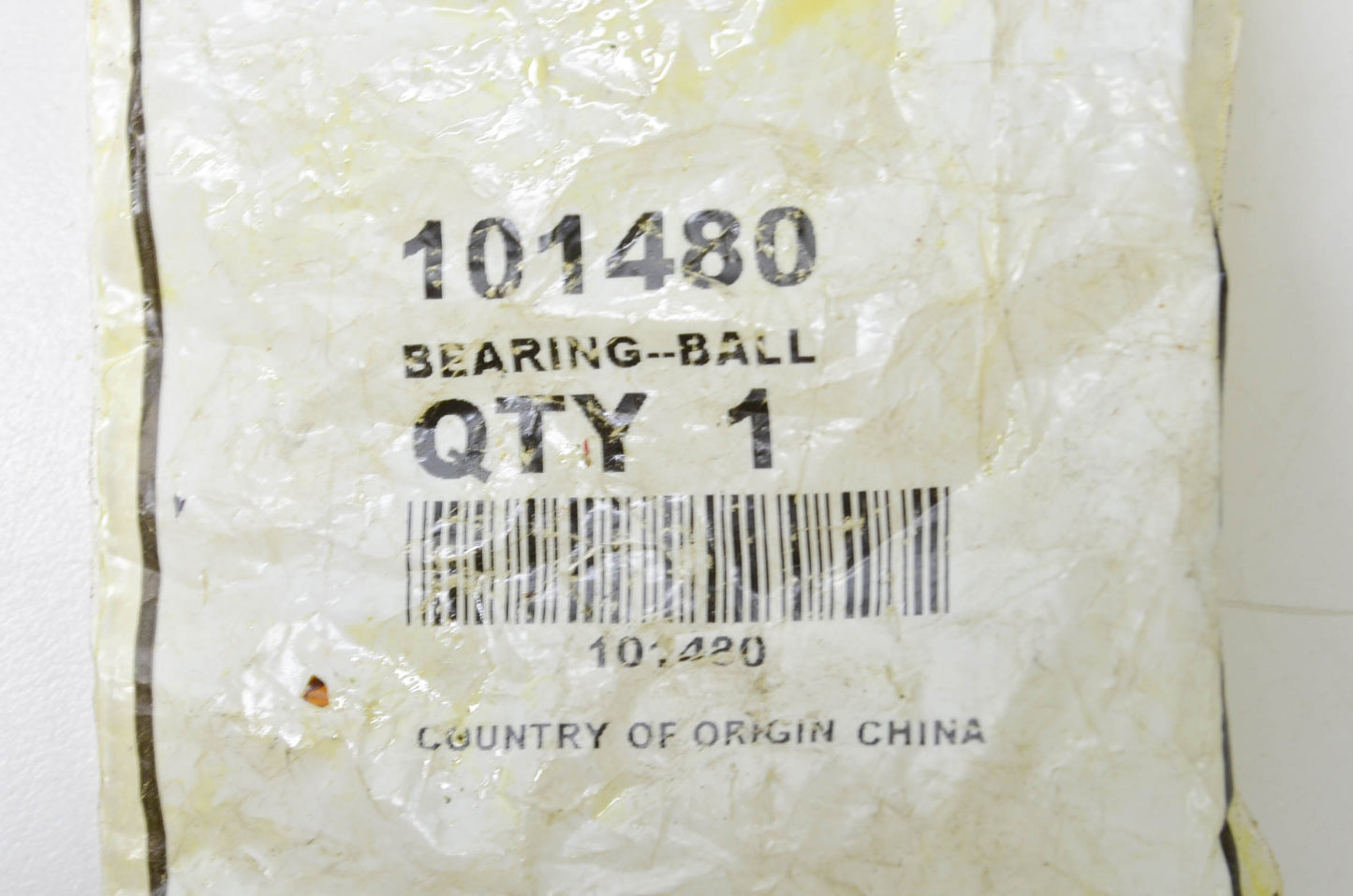 Toro 101480 Spindle Bearing NOS