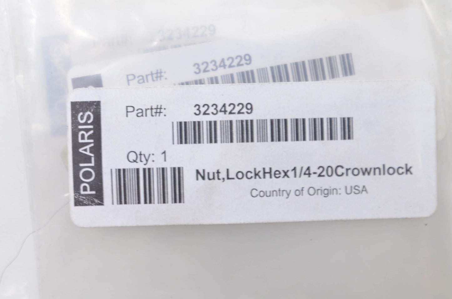 OEM Polaris 3234229 Flexlock Nut NOS