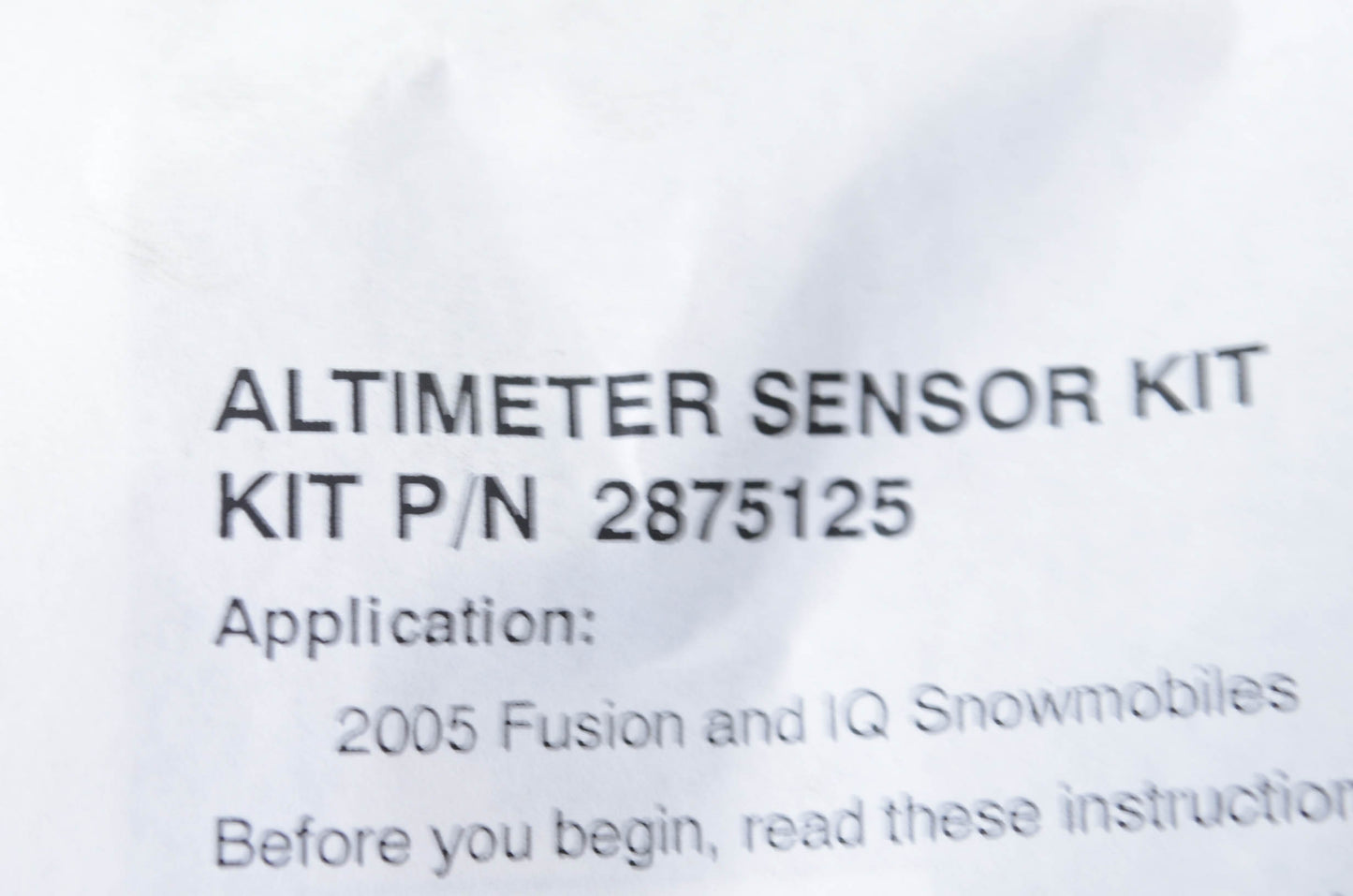 OEM Polaris 2875125 Digital Elevation Gauge Kit NOS
