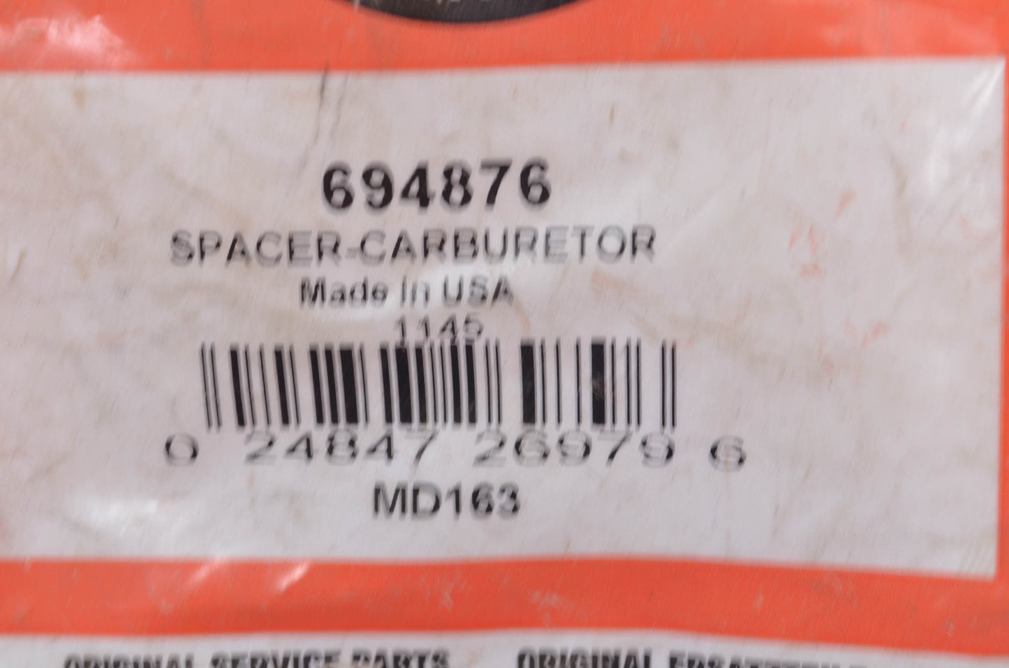 New OEM Briggs & Stratton Carburetor Spacer Kit NOS