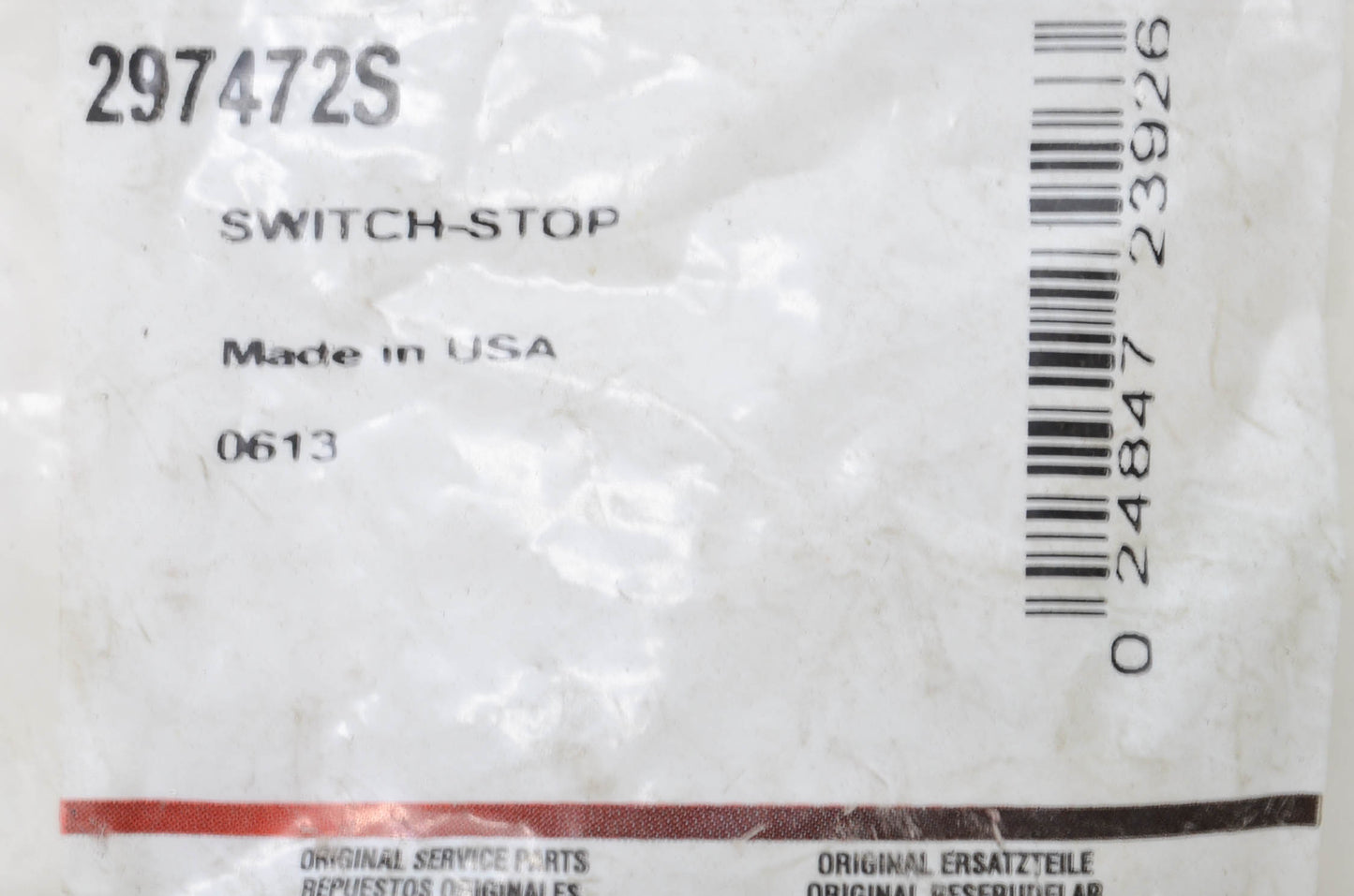 New OEM Briggs & Stratton 297472S Stop Switches QTY 2 NOS