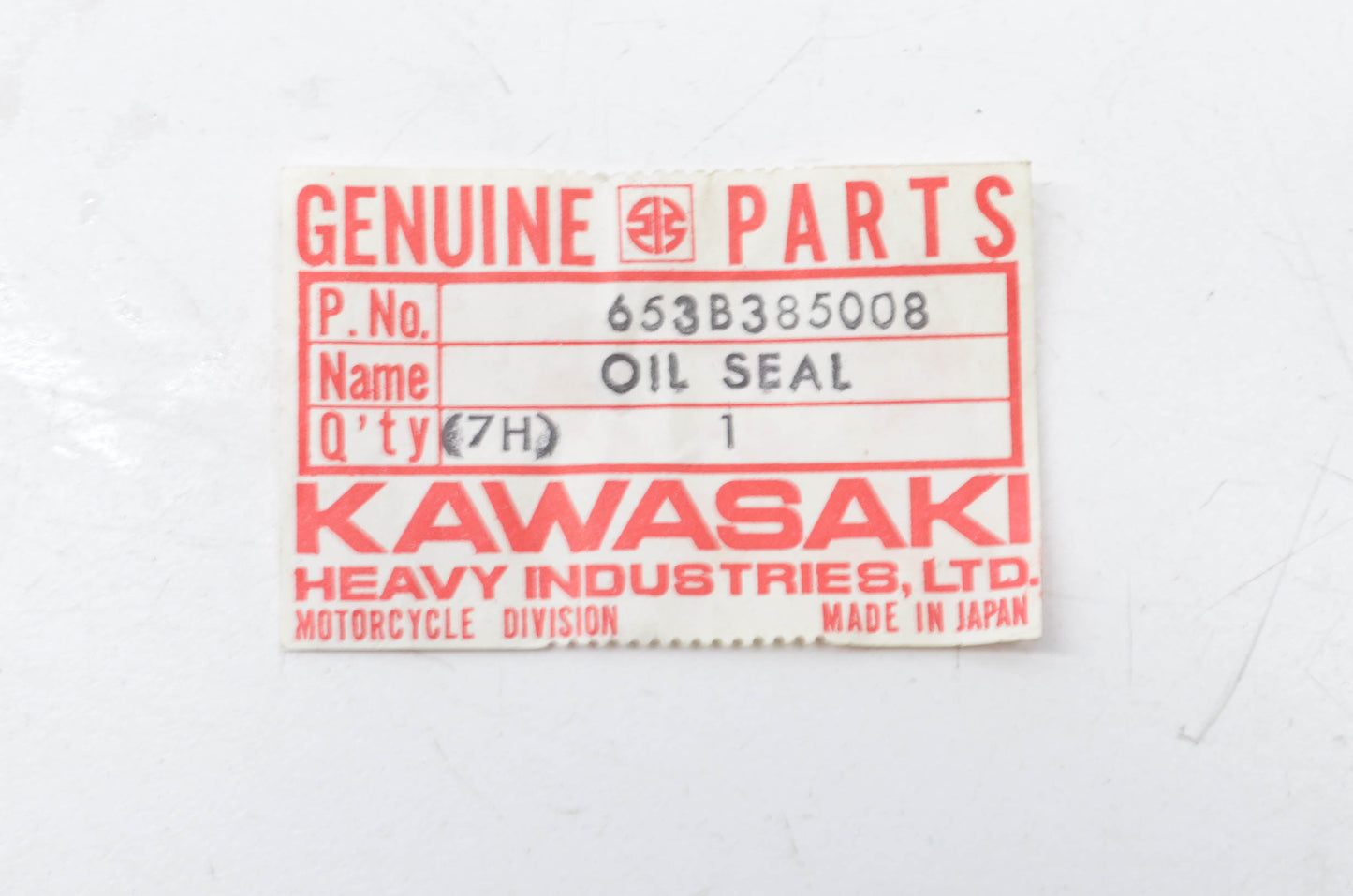 OEM Kawasaki 653B385008 Oil Seal TB38508 NOS