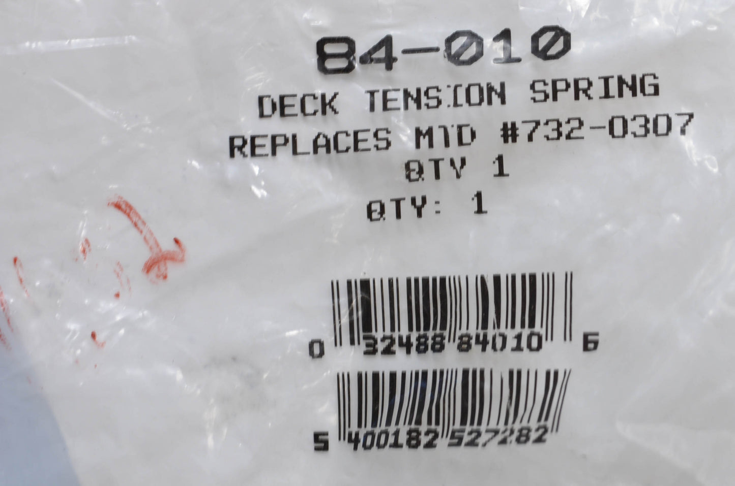Oregon 84-010, 732-0307 Deck Spring NOS