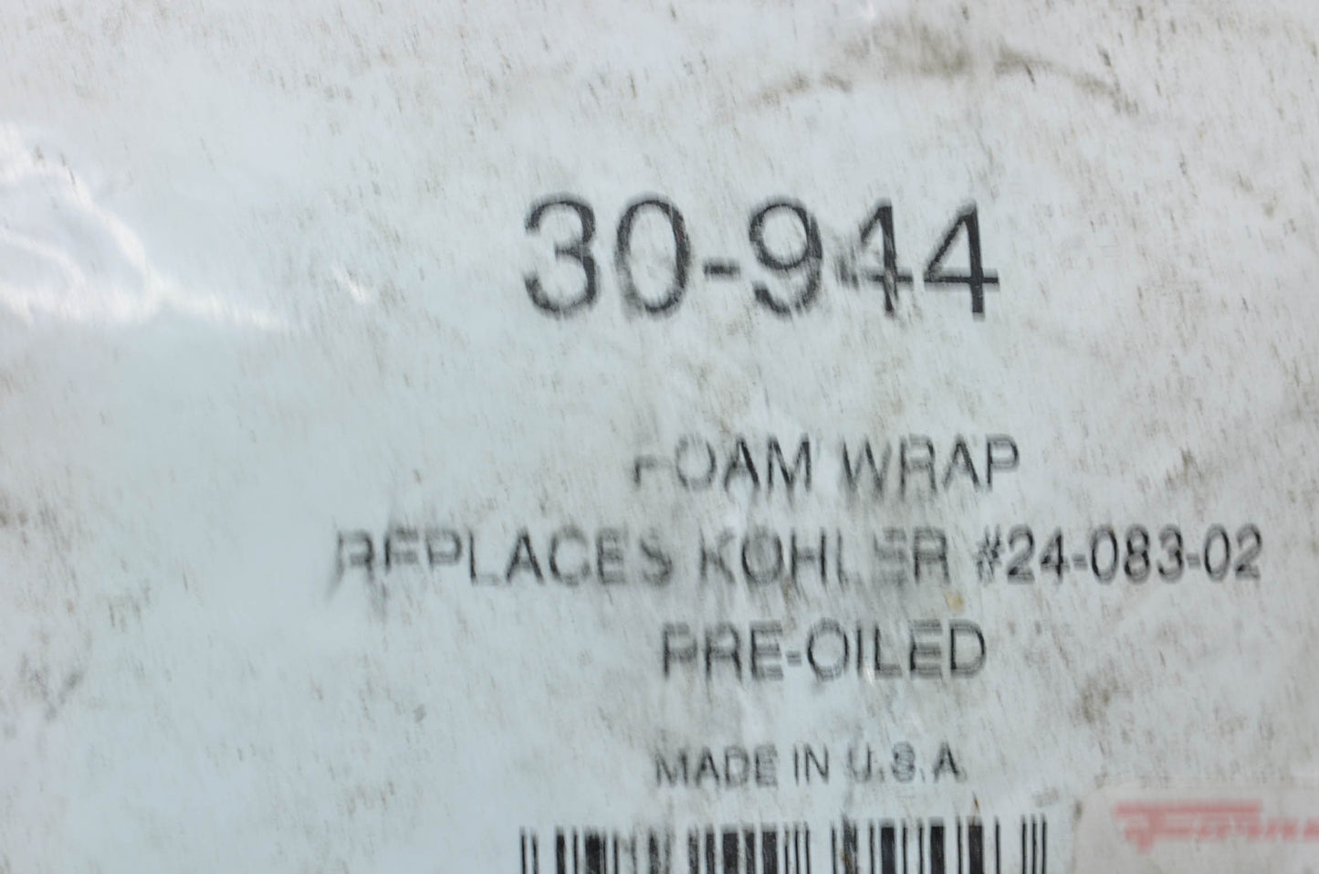 Oregon 30-944 Foam Wrap Filter NOS