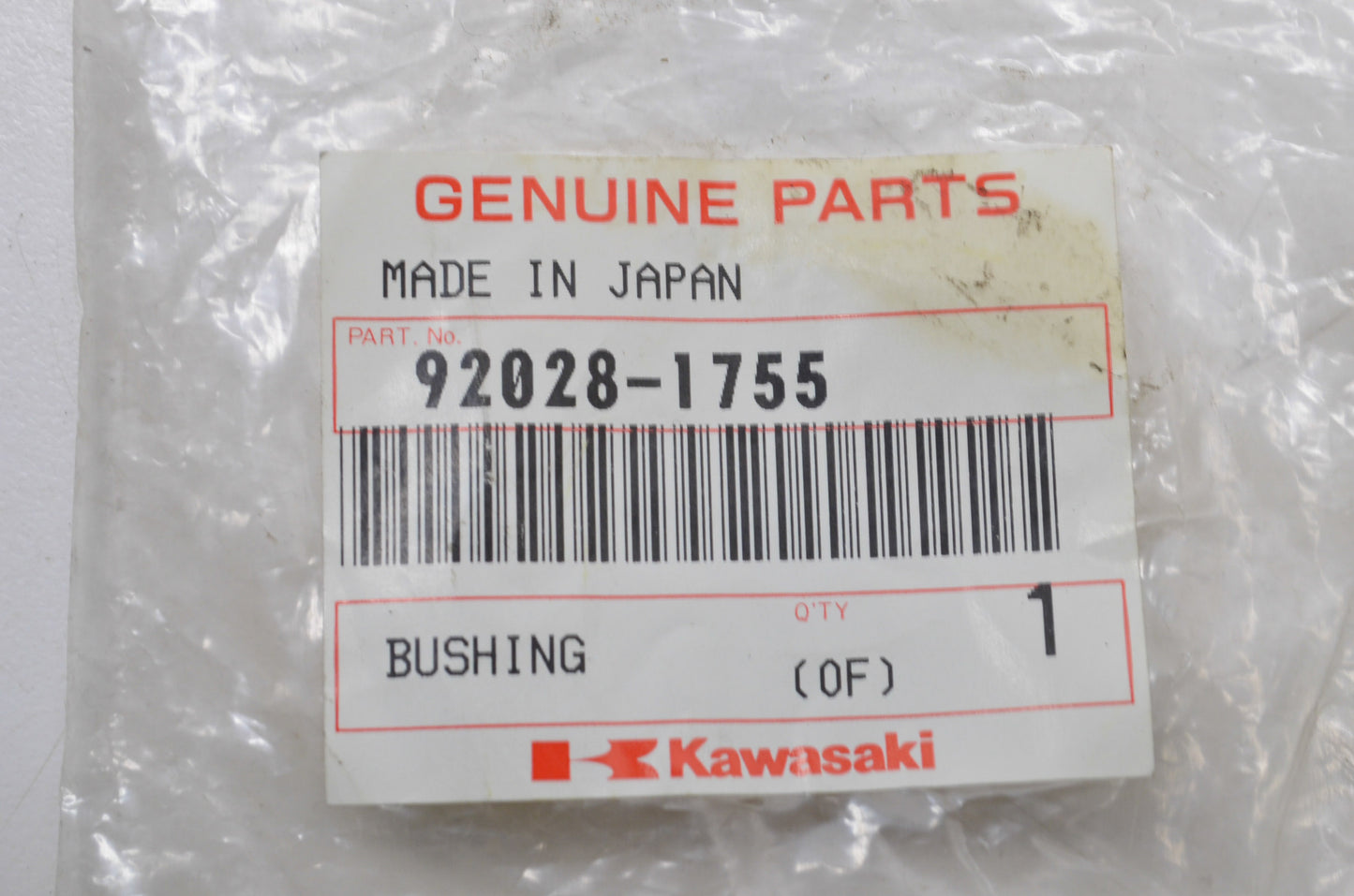 OEM Kawasaki 92028-1755 Bushing NOS